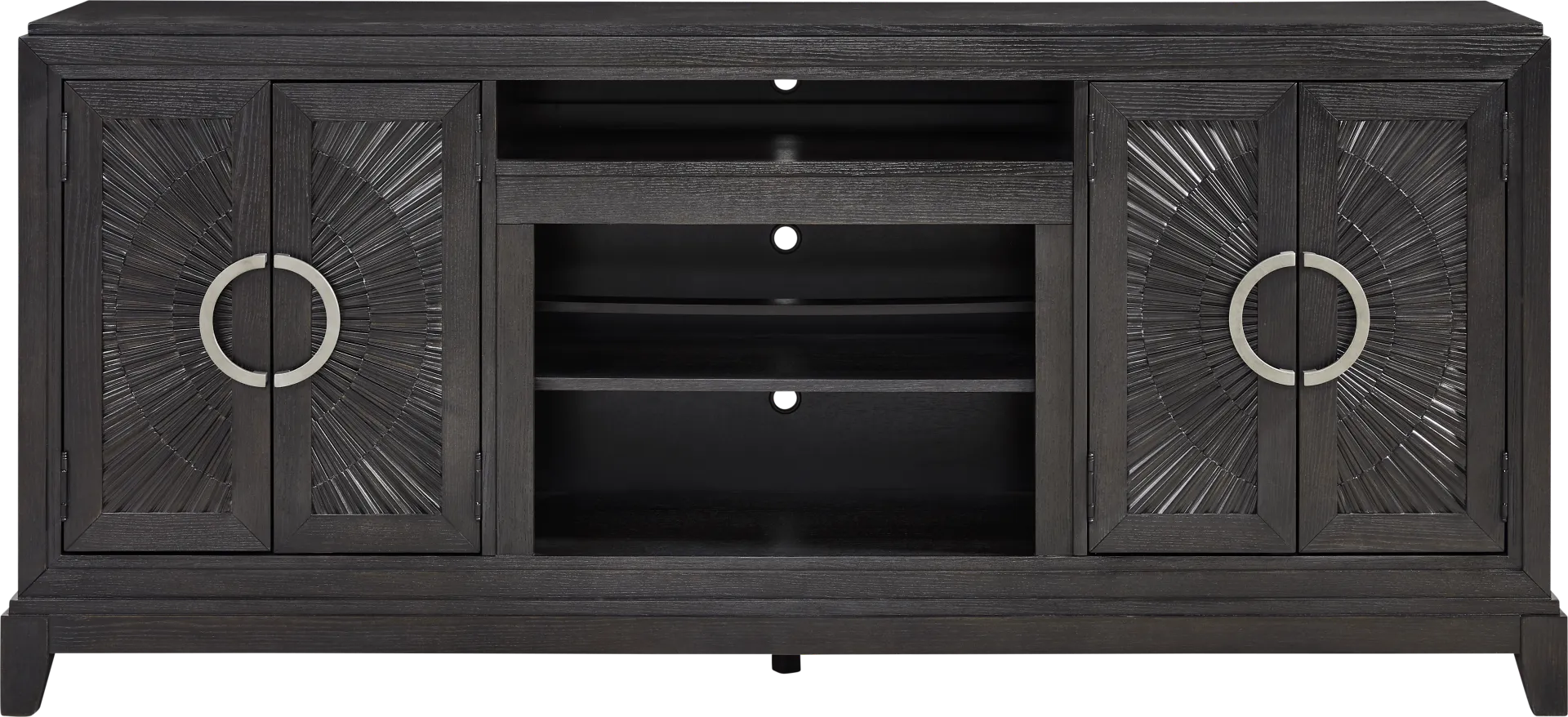Sunside Way Black 82 in. Console - Image 1