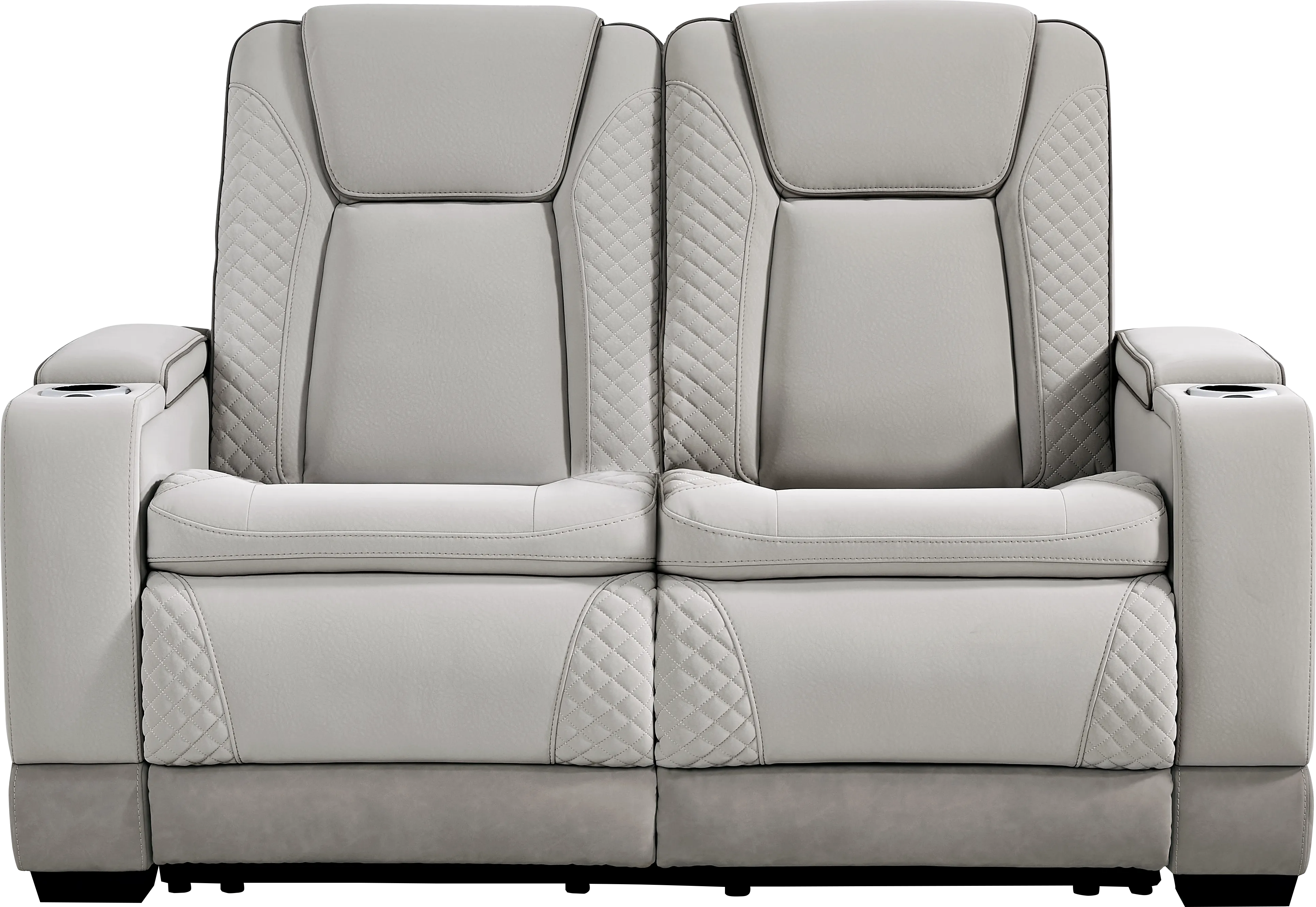 Donovan Park Gray 5 Pc Living Room with Dual Power Reclining Sofa - Thumbnail - Image 14
