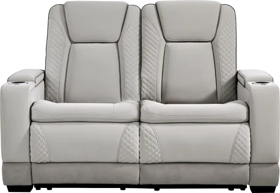 Donovan Park Gray Loveseat