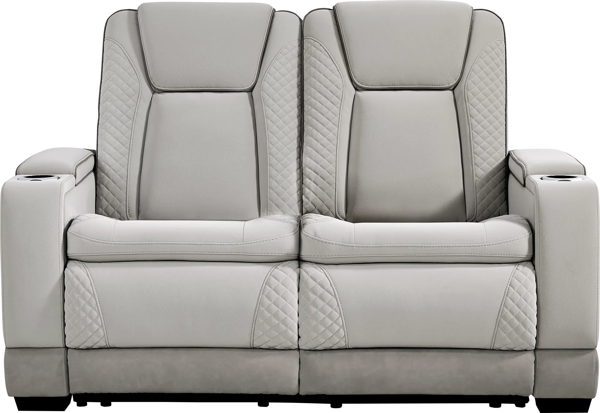 Donovan Park Gray 5 Pc Living Room with Dual Power Reclining Sofa - Image 14