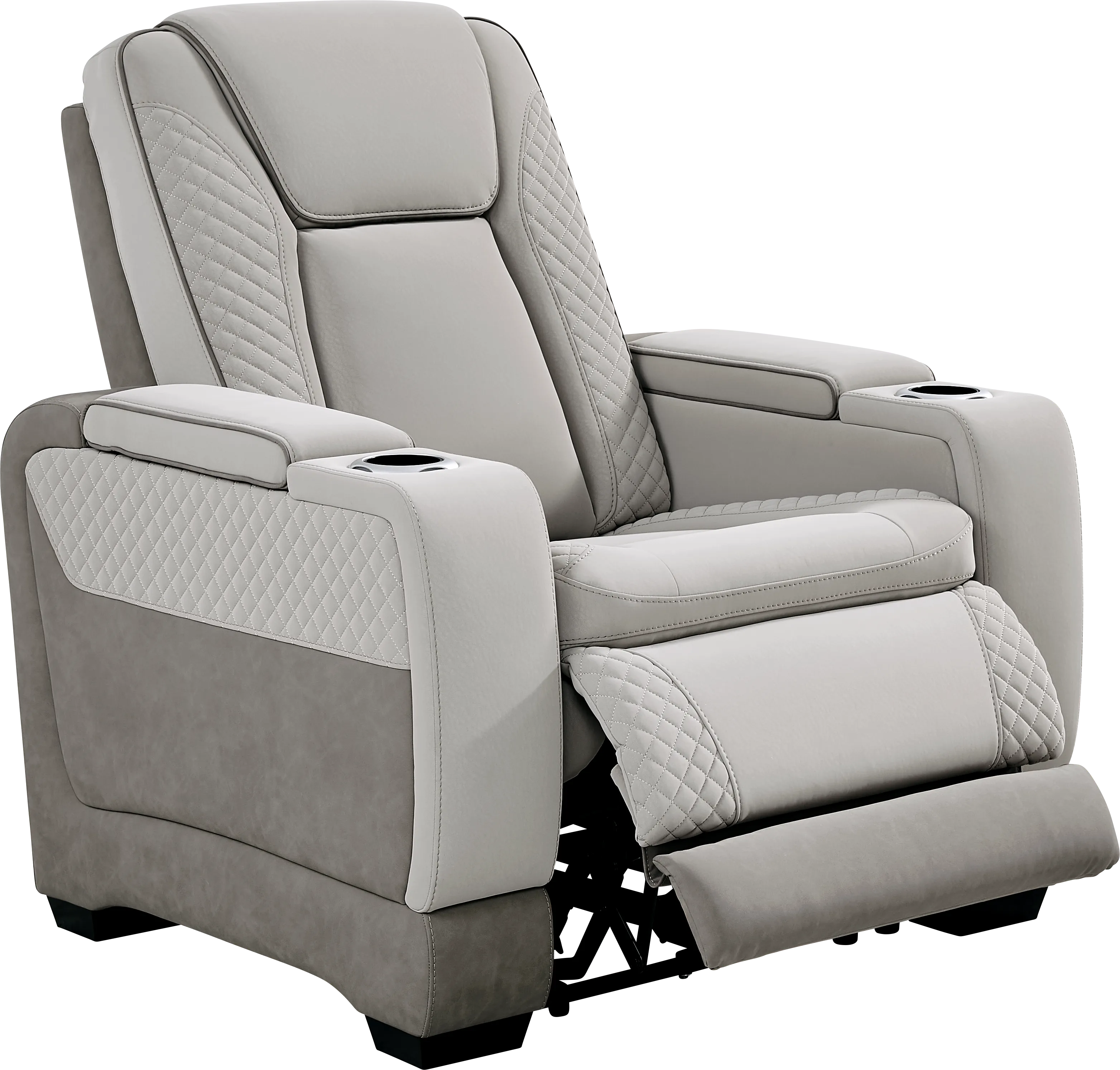 Donovan Park Gray 8 Pc Dual Power Reclining Living Room - Thumbnail - Image 18