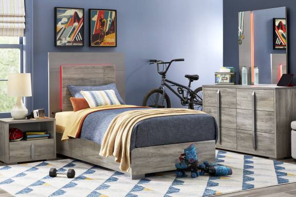 Kids Park Peak Gray Dresser