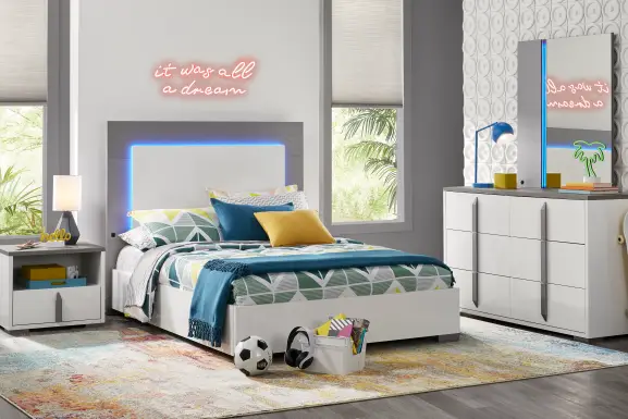 Kids Park Peak White Full Panel Bedroom