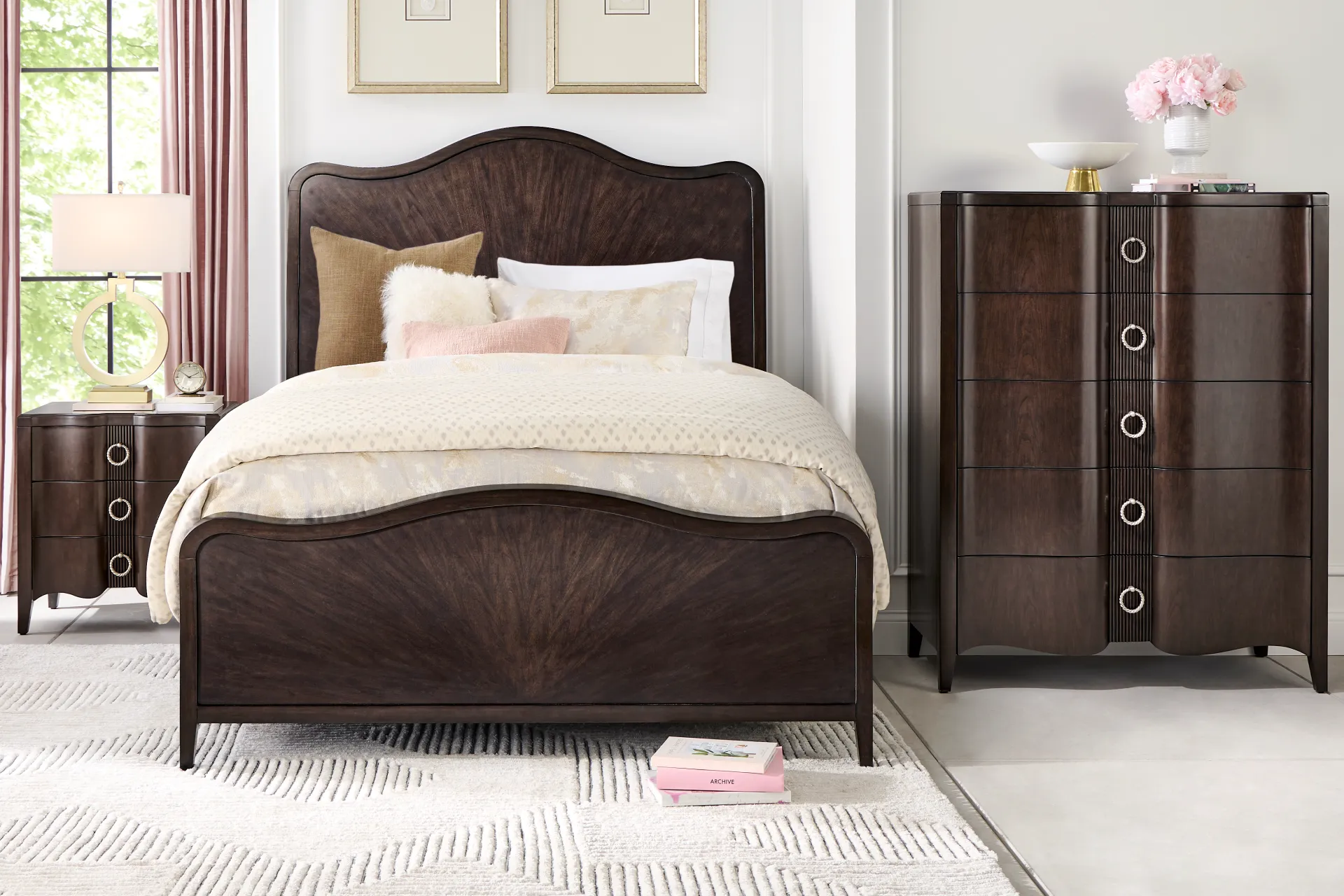 Bradbury Brown Cherry Finish Chest - Image 1