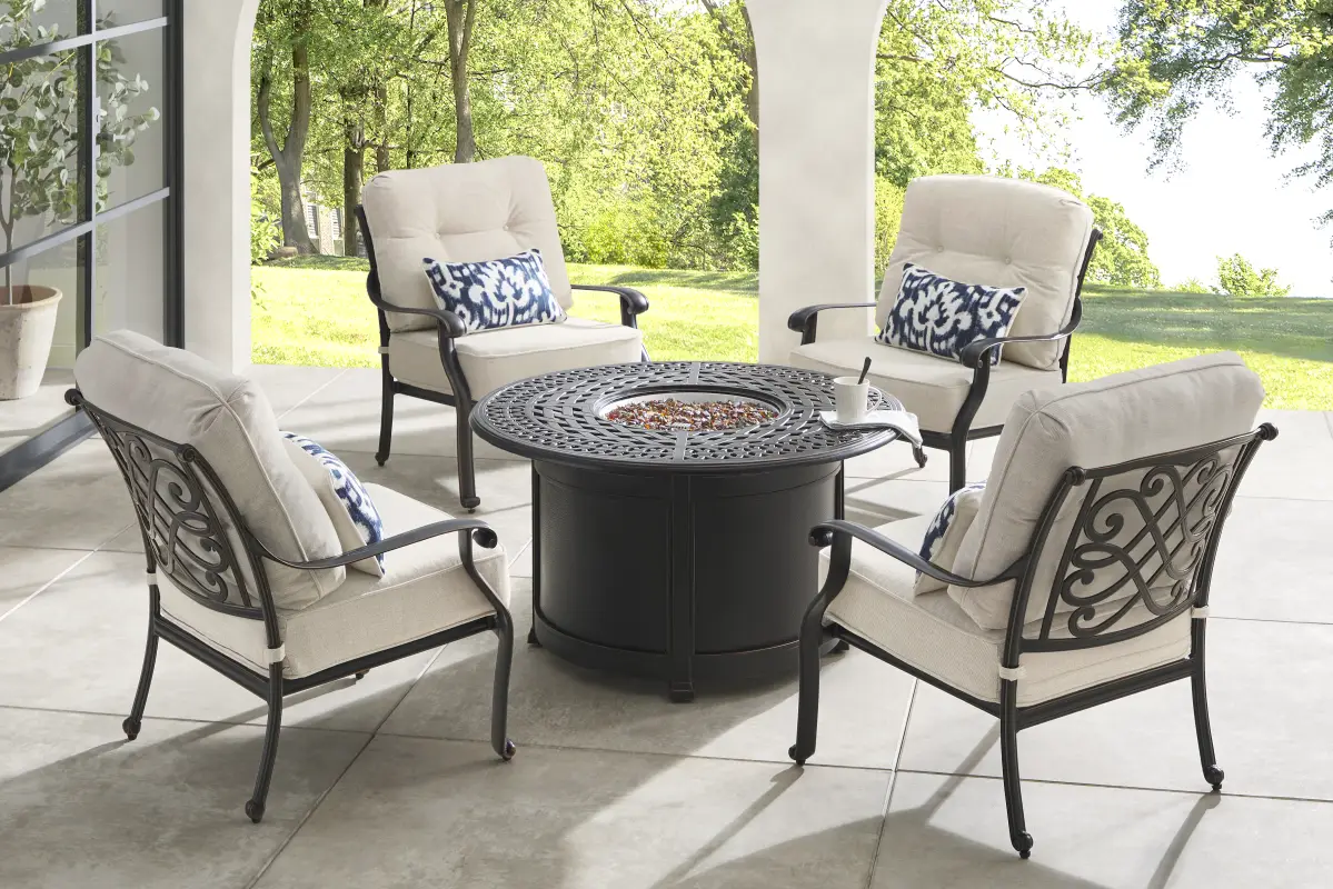 Carina Bronze 44 in. Round Outdoor Fire Pit