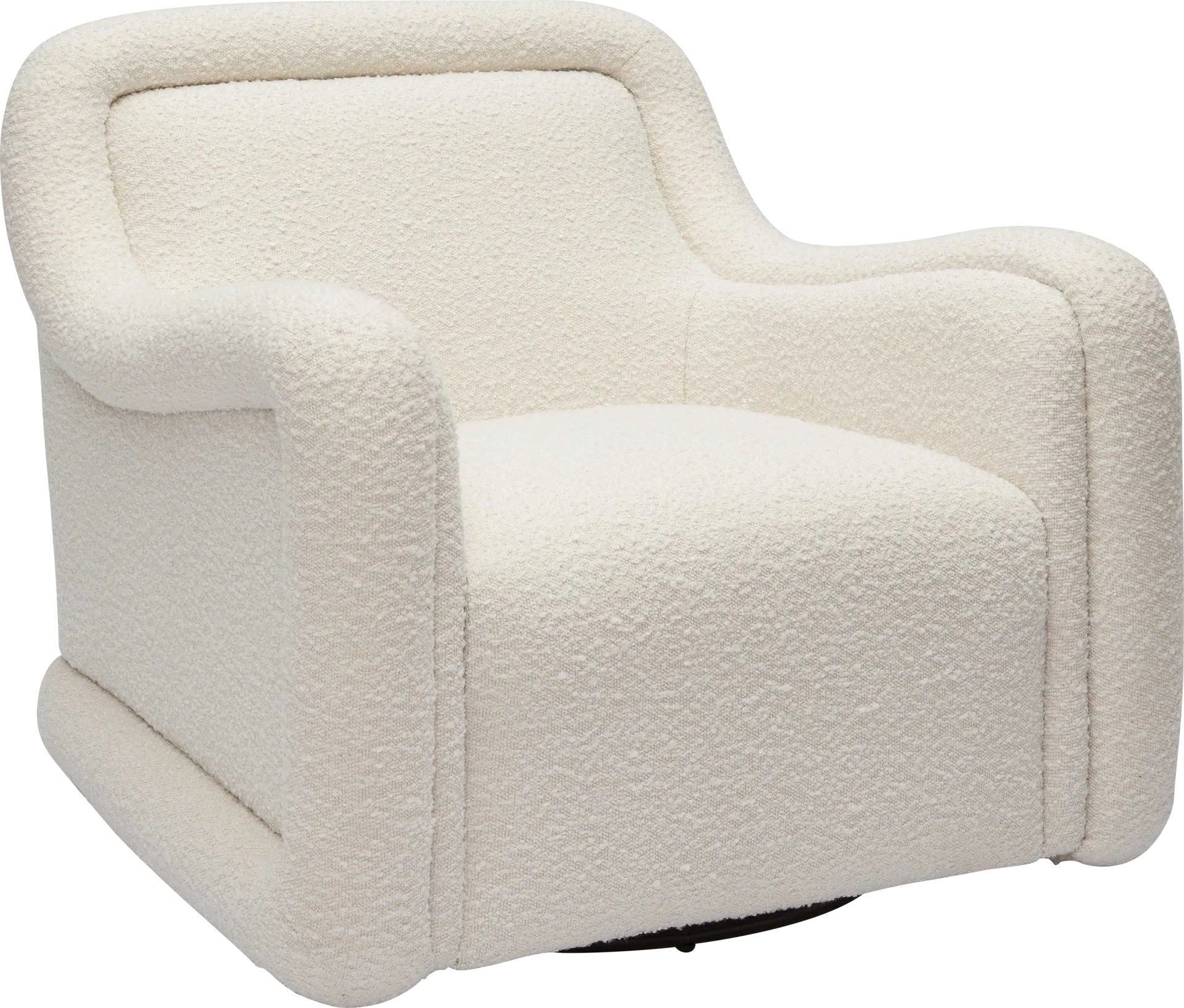 Fullbrighty Cream Swivel Accent Chair - Image 1