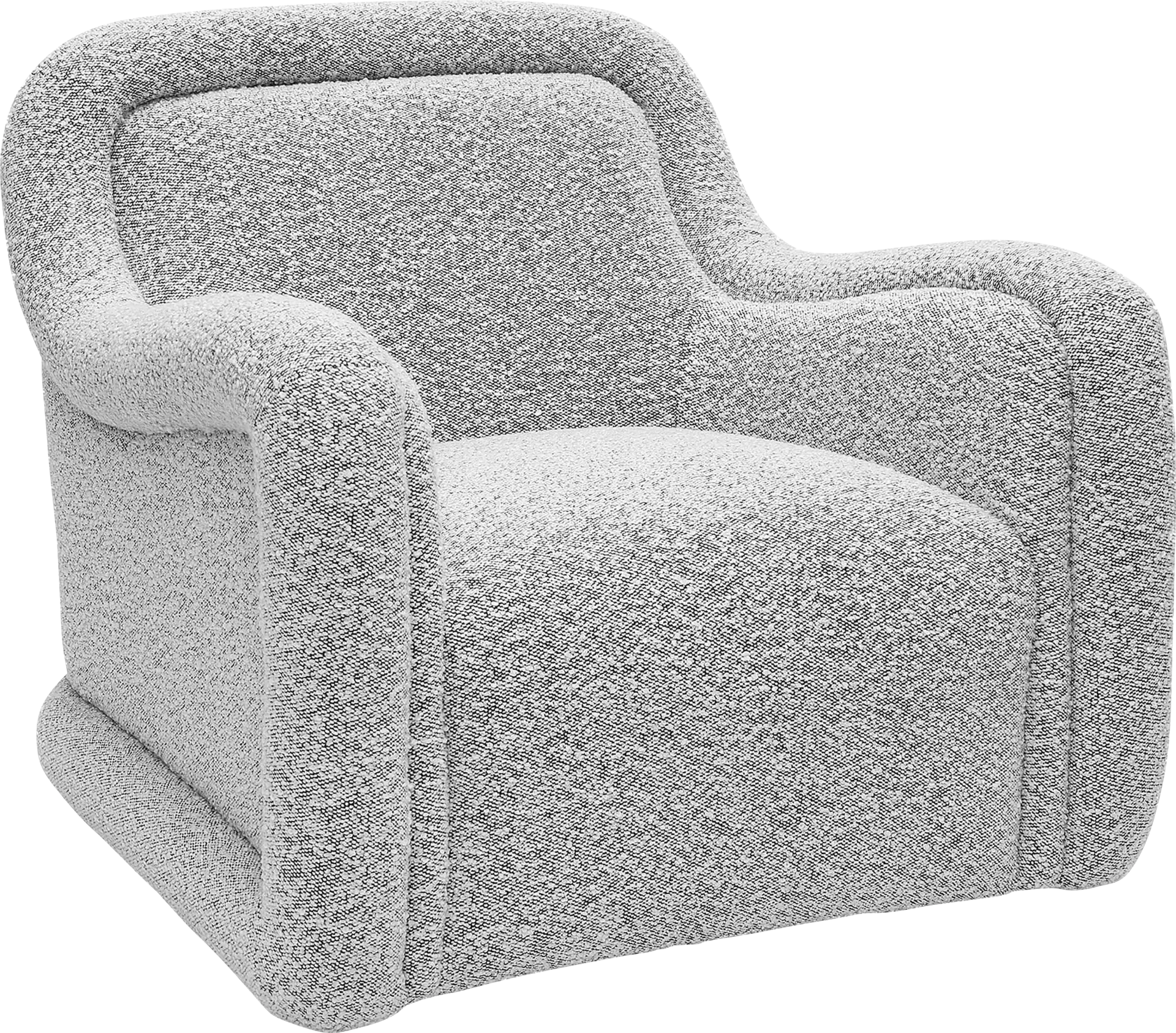 Fullbrighty Gray Swivel Accent Chair - Image 1