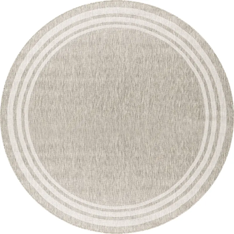 Civada Oatmeal 7'10 Round Rug