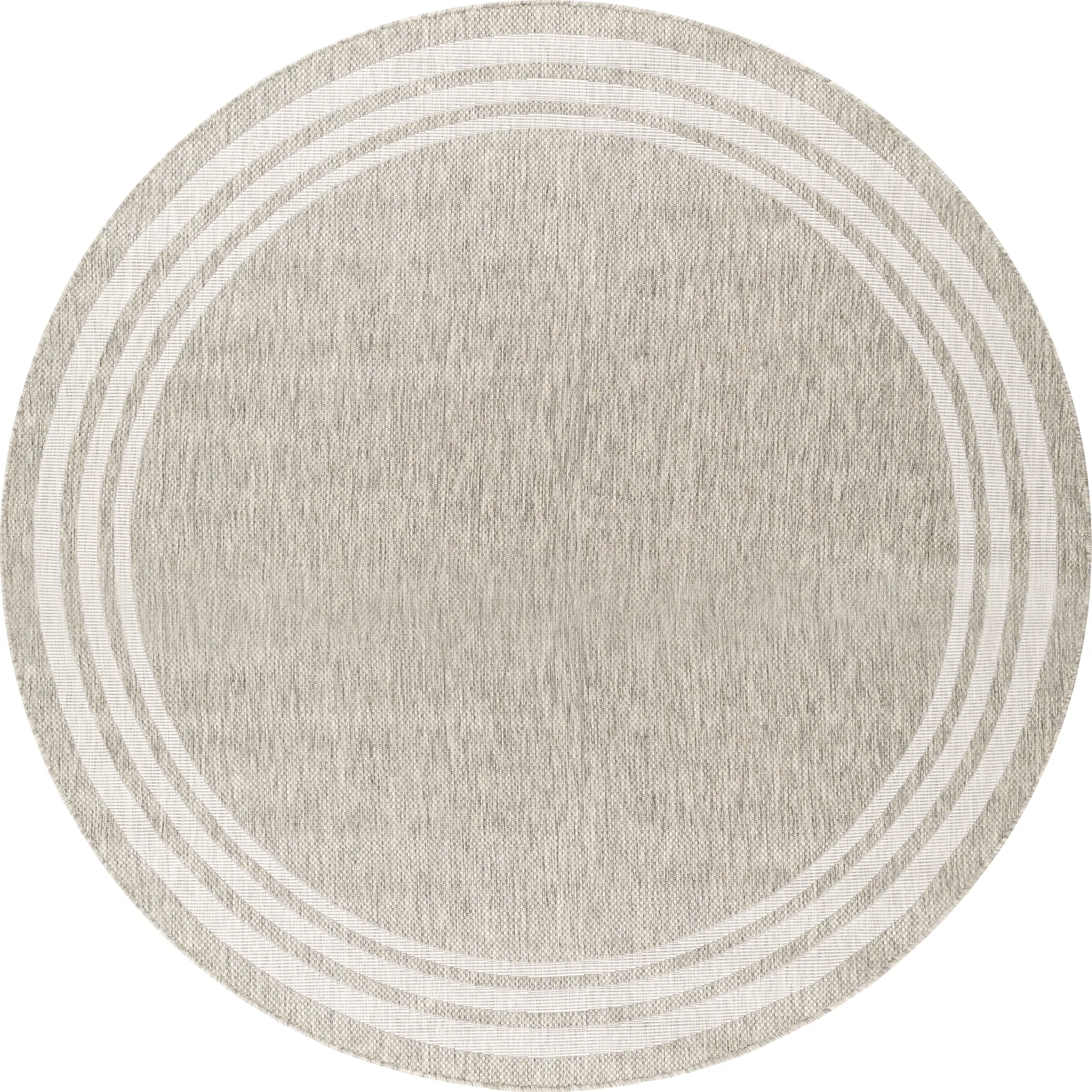 Civada Oatmeal 7'10 Round Rug - Image 1