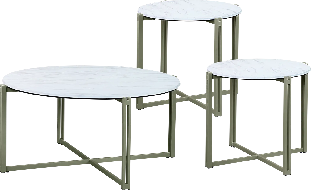 Bonito Beige 3 Pc Table Set