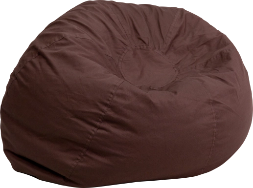 Kids Cucullu Brown Large Bean Bag Chair
