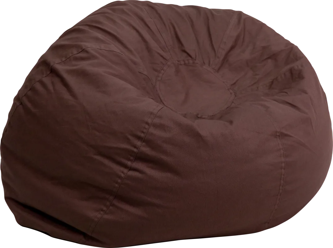 Kids Cucullu Brown Large Bean Bag Chair