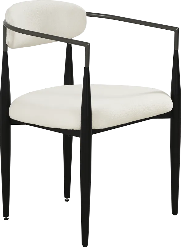 Grayhill White Upholstered Side Chair