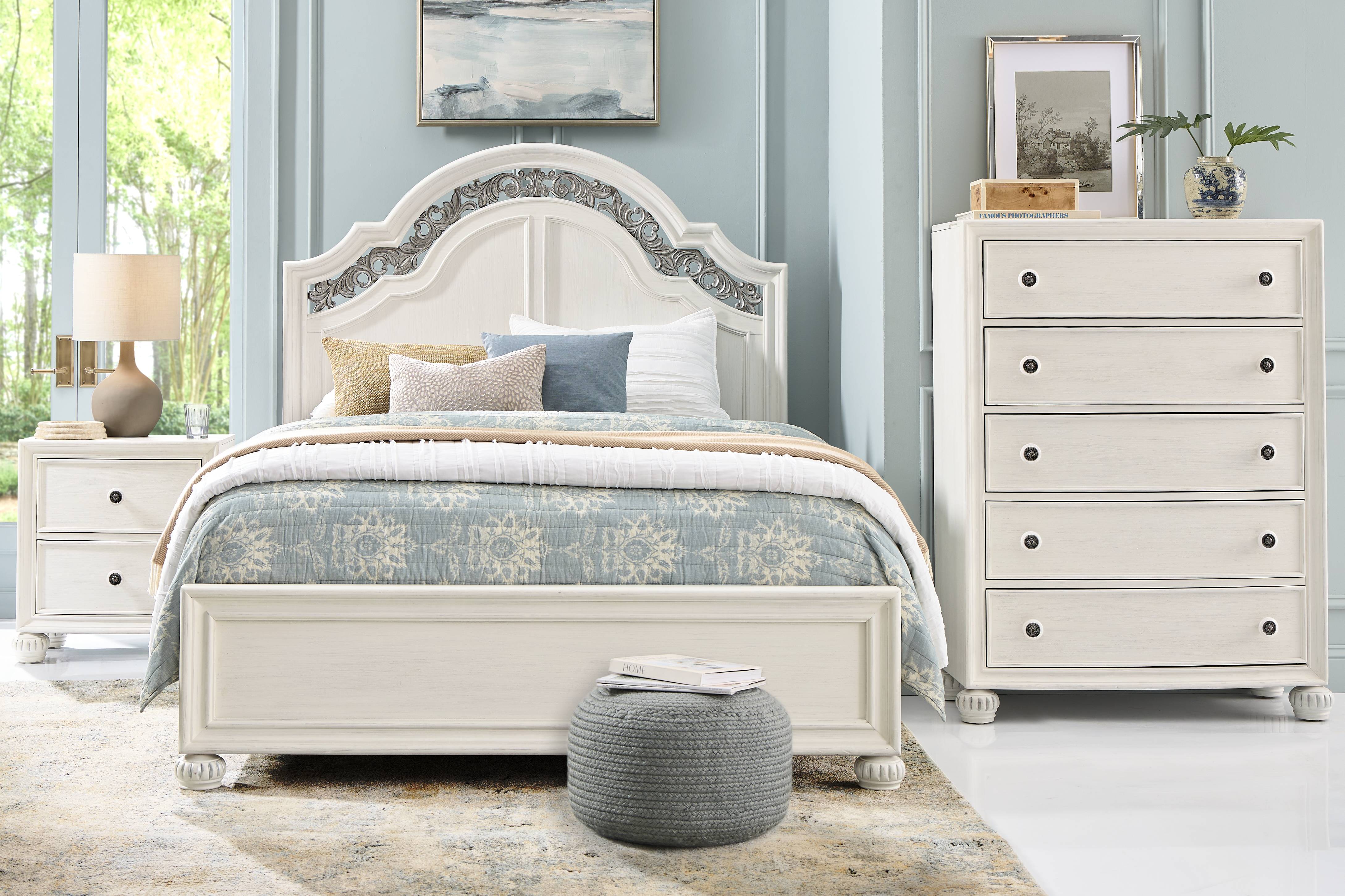 Augustine White Lift Top Chest