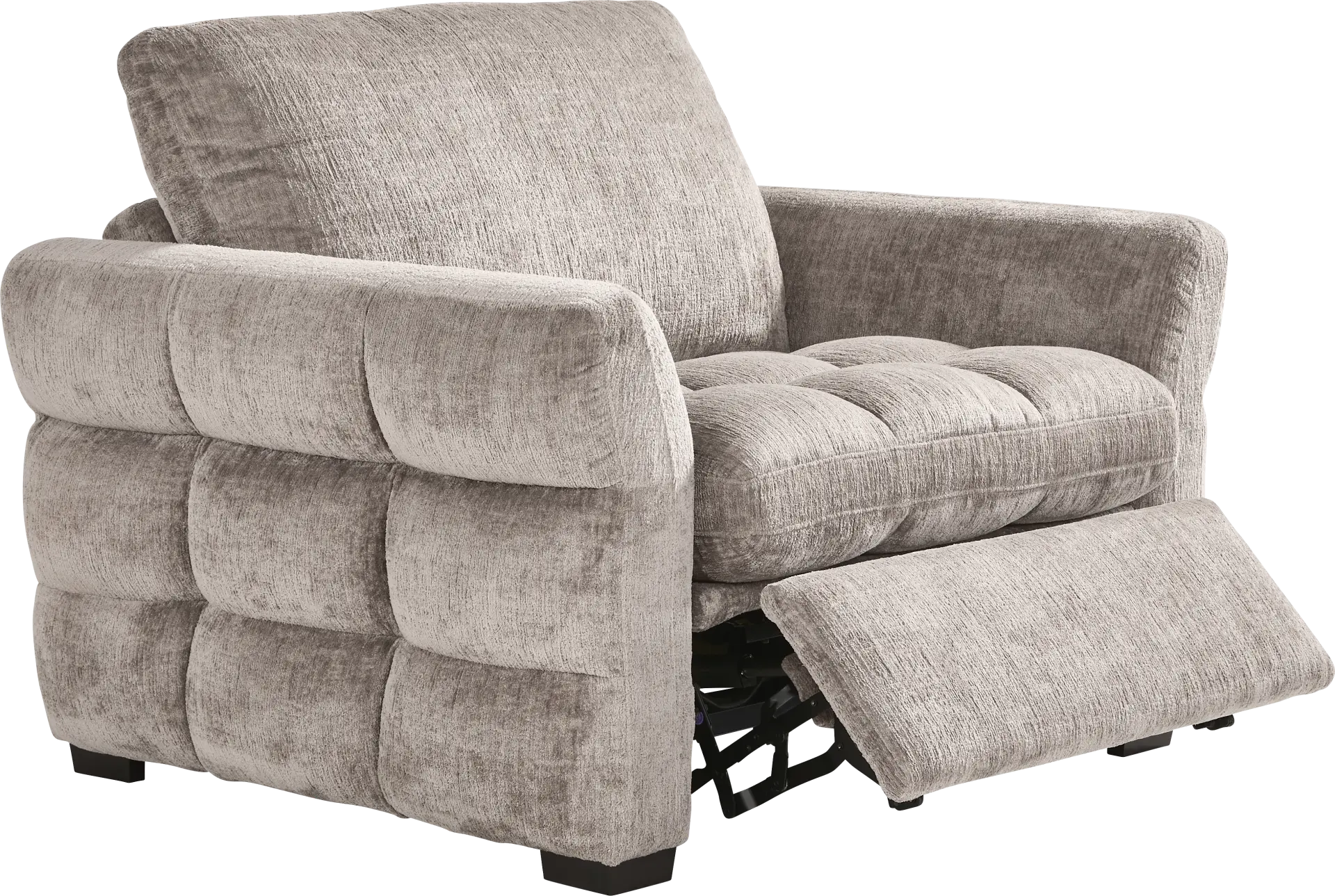 Richland Gray Power Recliner