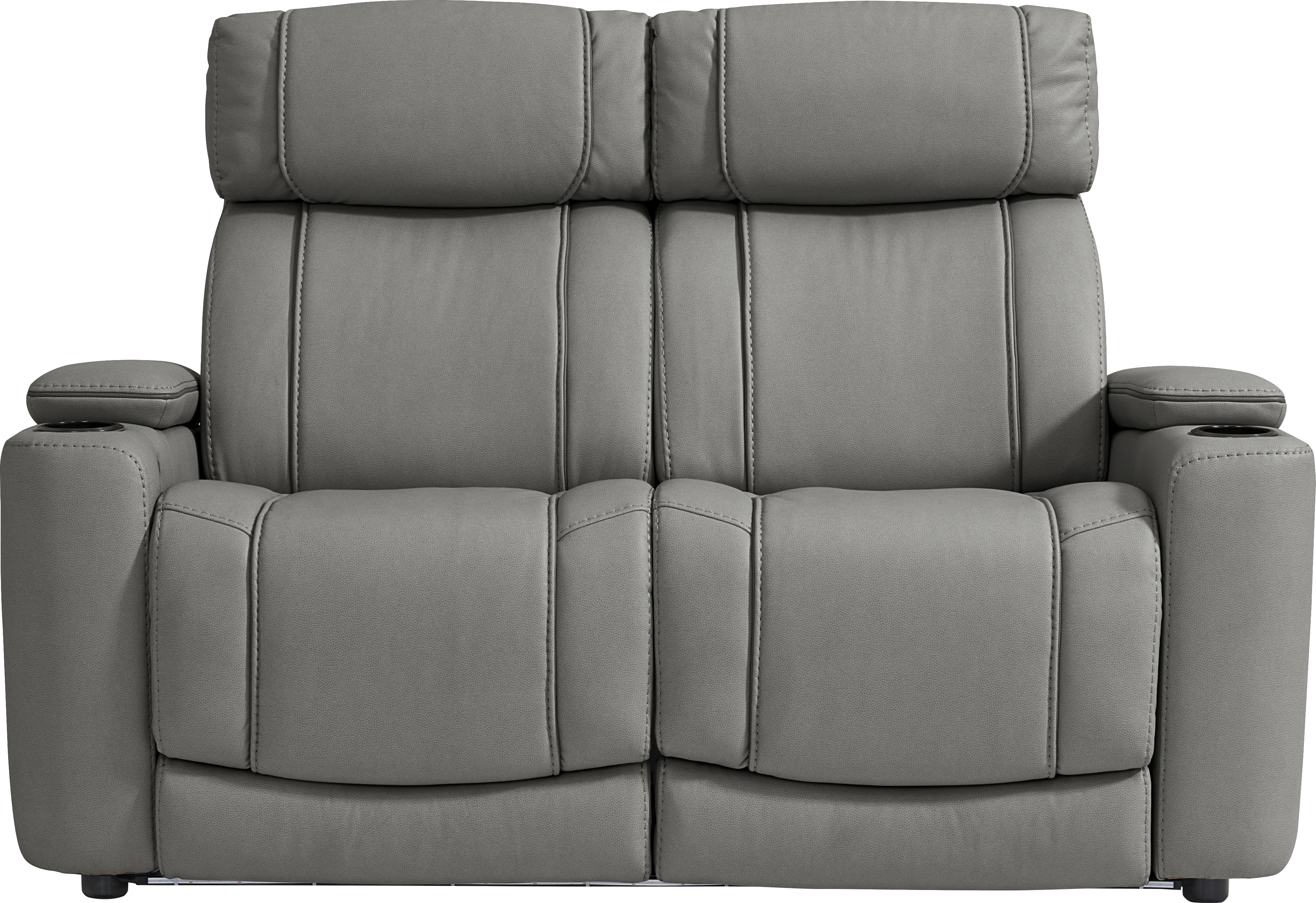 Haven Point Charcoal 5 Pc Living Room with Dual Power Reclining Sofa - Thumbnail - Image 11