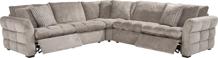 5 pc power reclining sectional