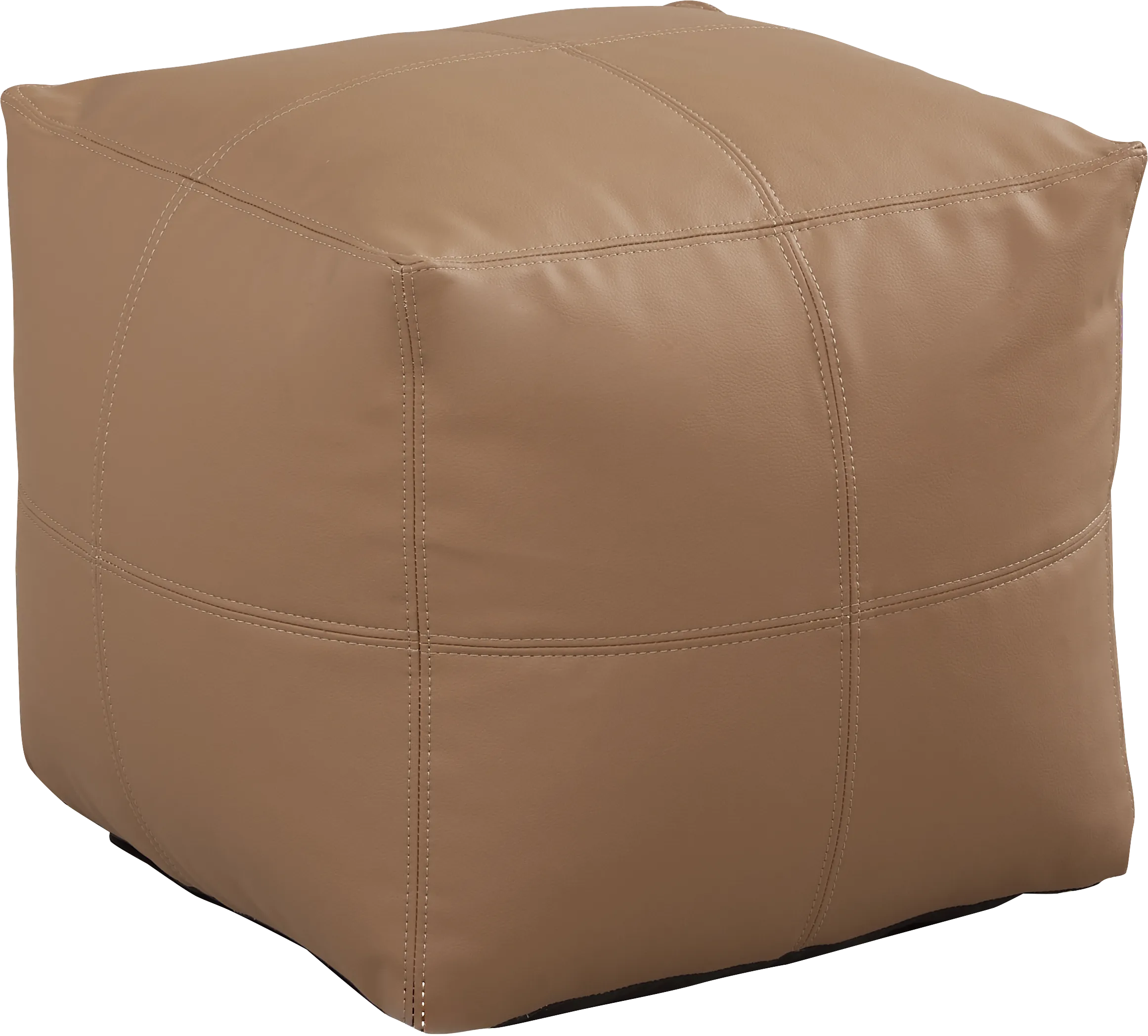 Pall Caramel Pouf - Thumbnail - Image 1