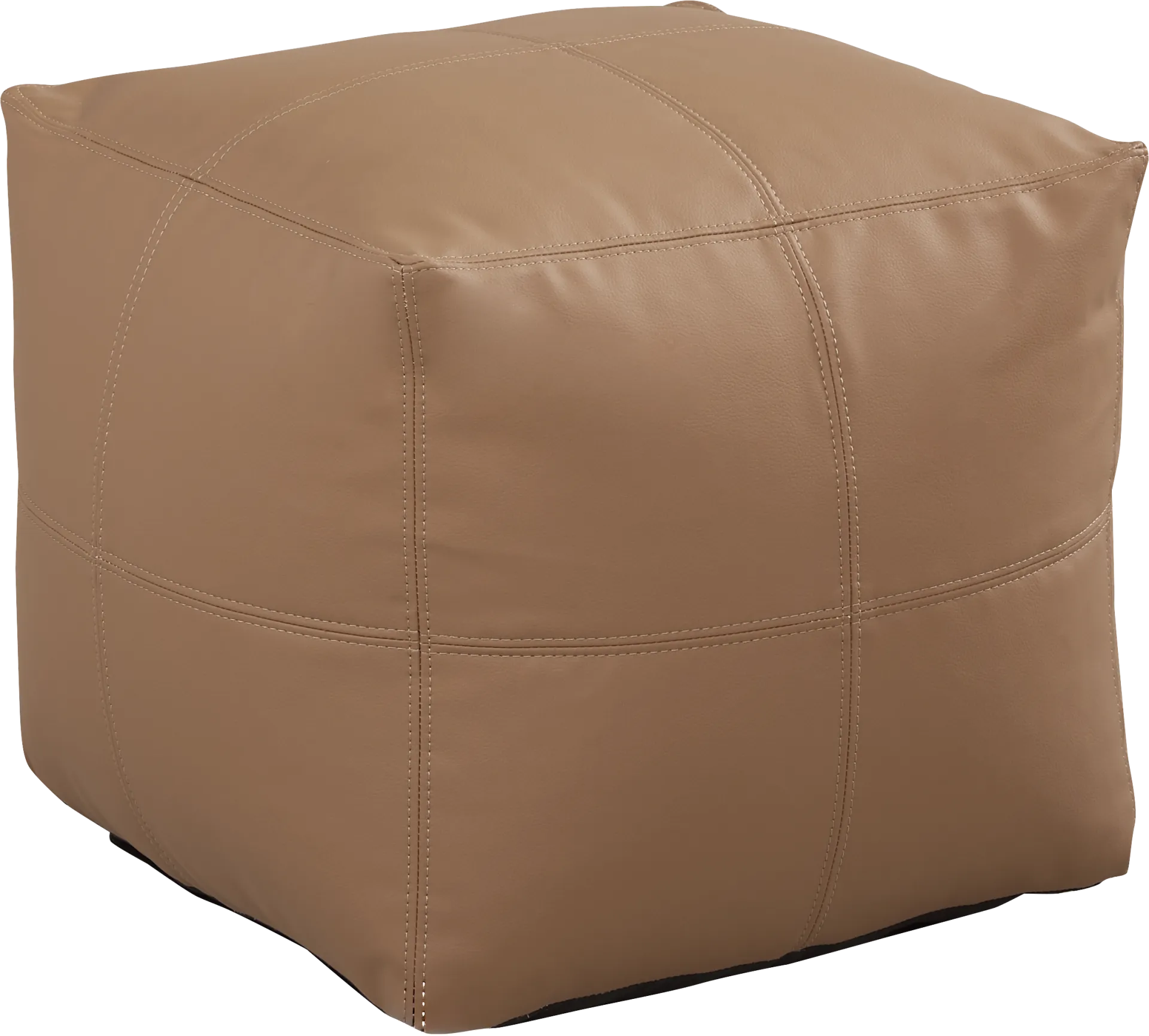 Pall Caramel Pouf - Image 1