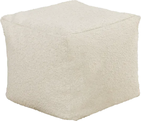 Pall Ivory Outdoor Pouf