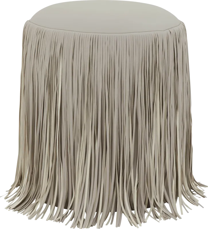 Linnwood Gray Ottoman