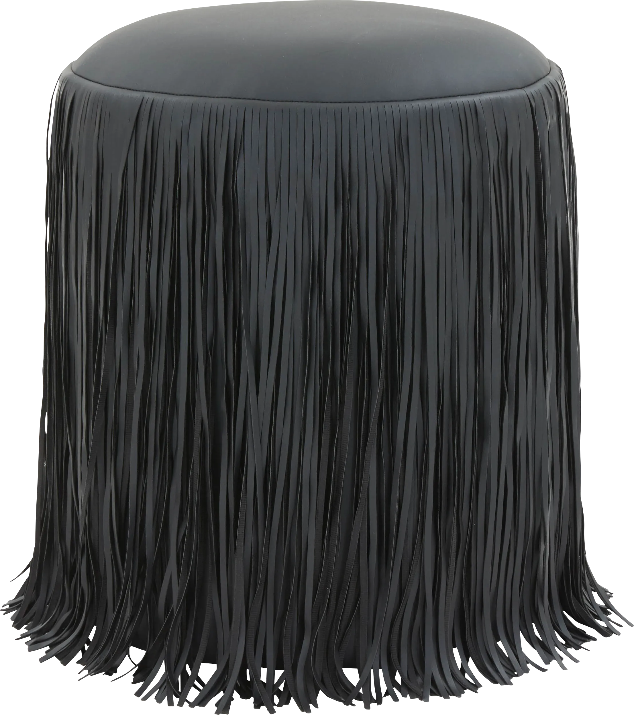 Linnwood Black Ottoman - Thumbnail - Image 1