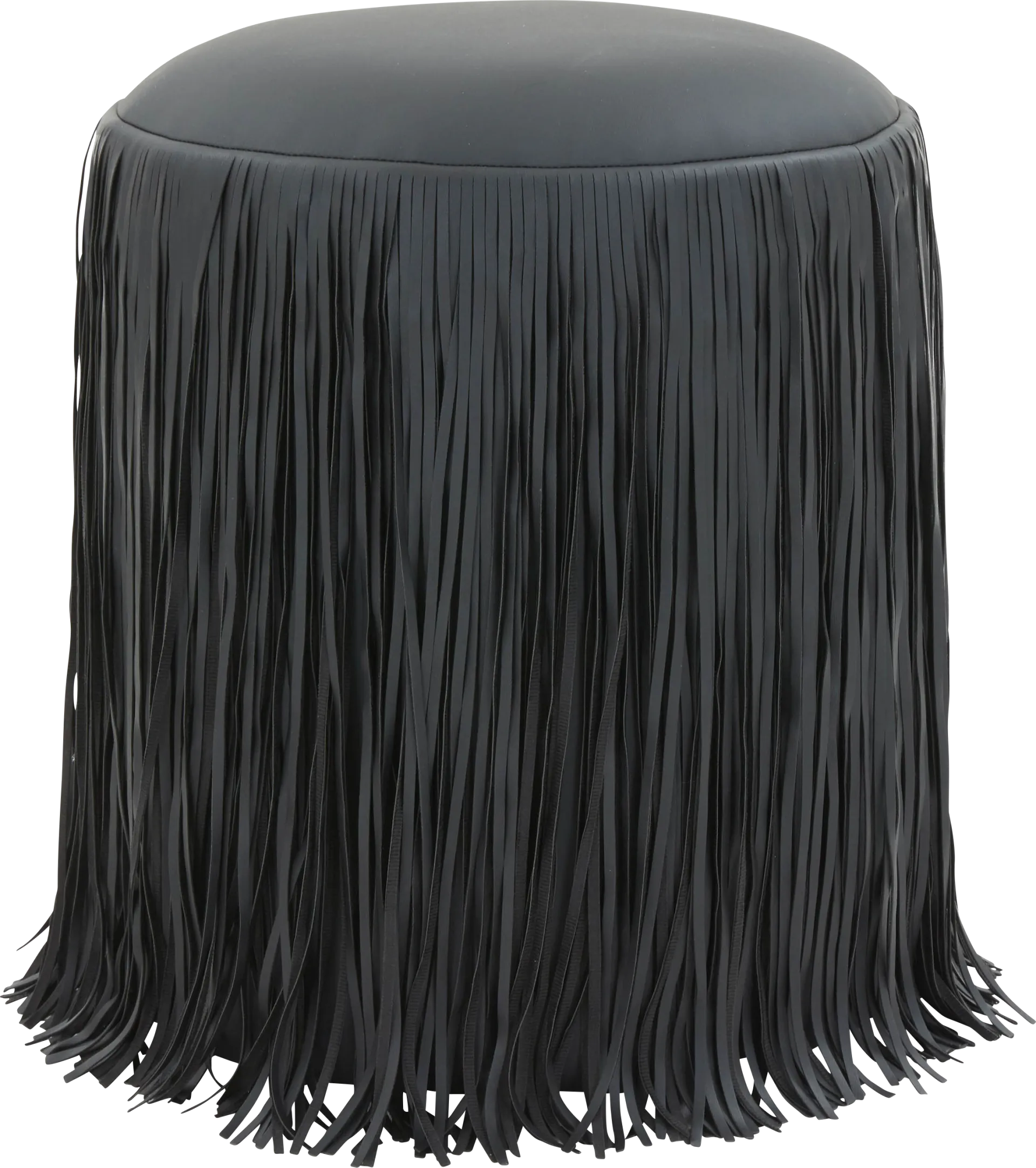 Linnwood Black Ottoman - Image 1