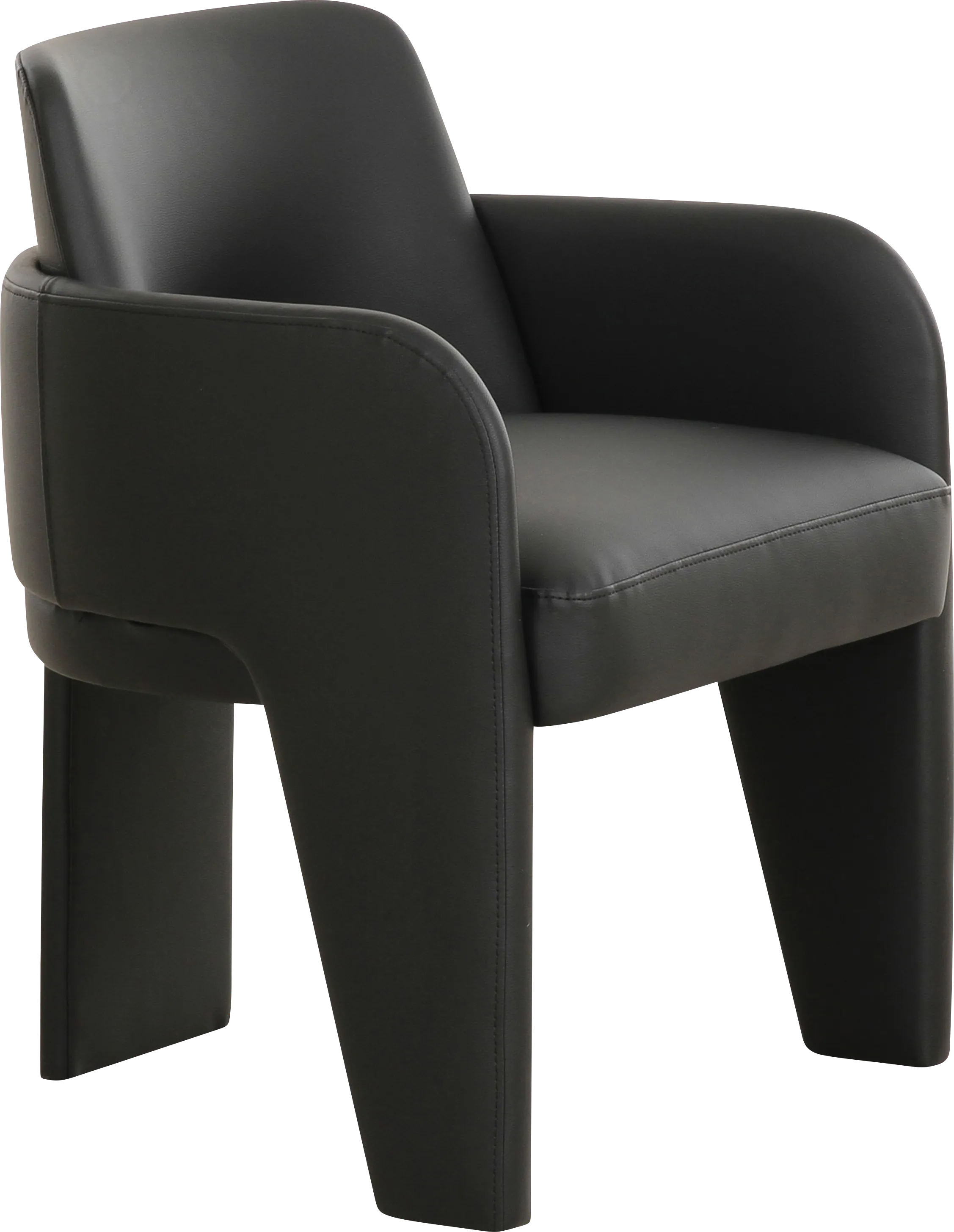 Daphia Black Arm Chair - Thumbnail - Image 1