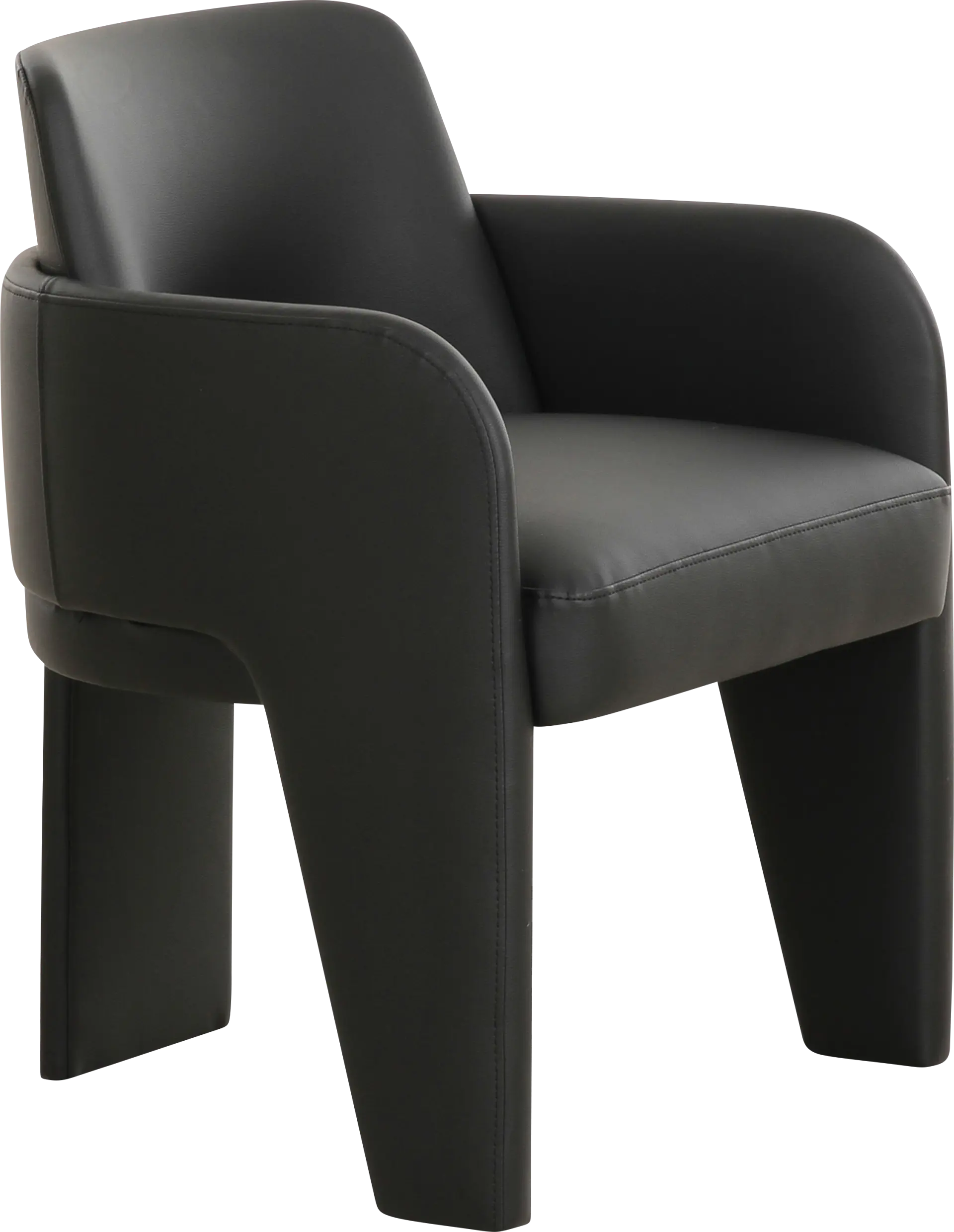Daphia Black Arm Chair