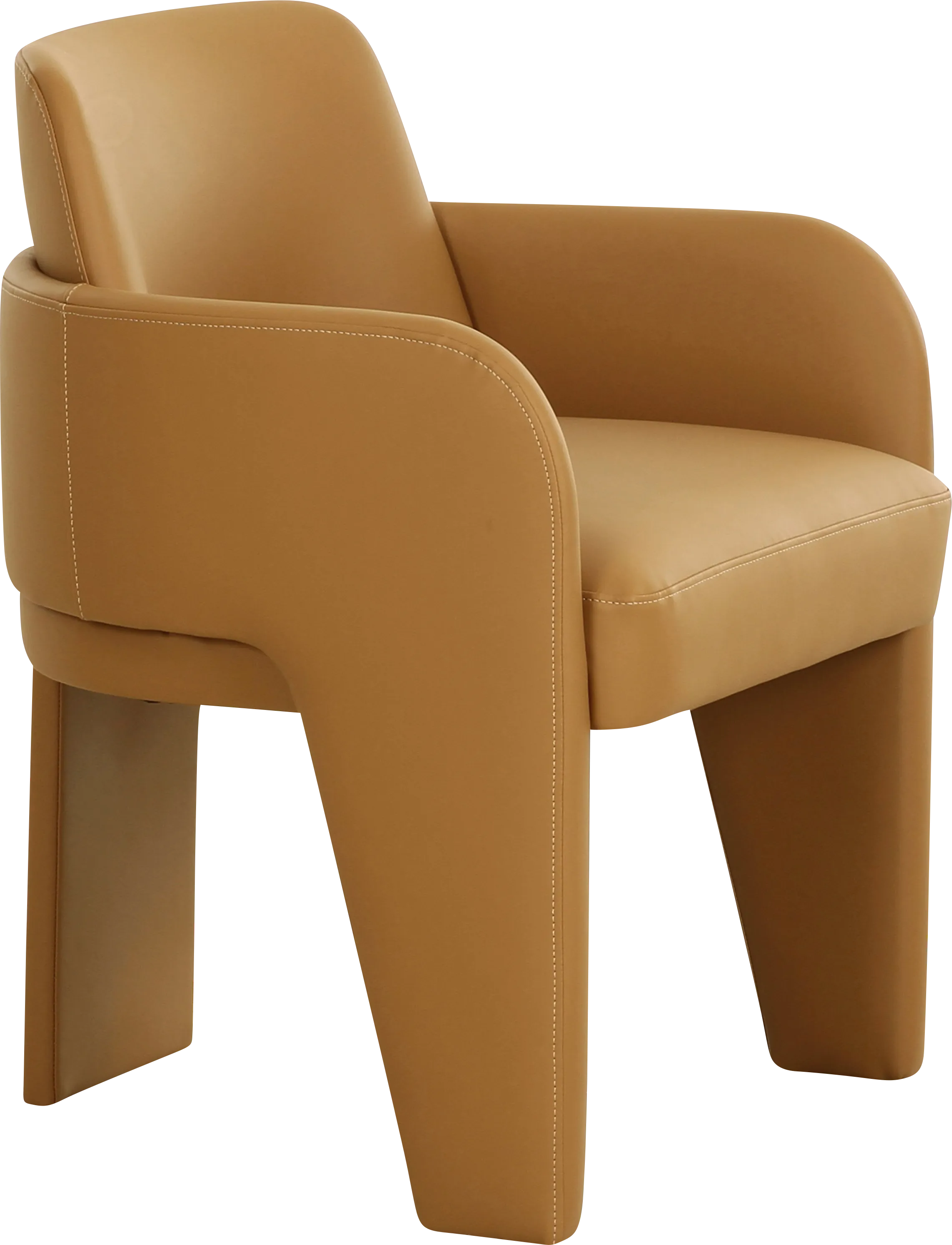 Daphia Tan Arm Chair - Thumbnail - Image 1