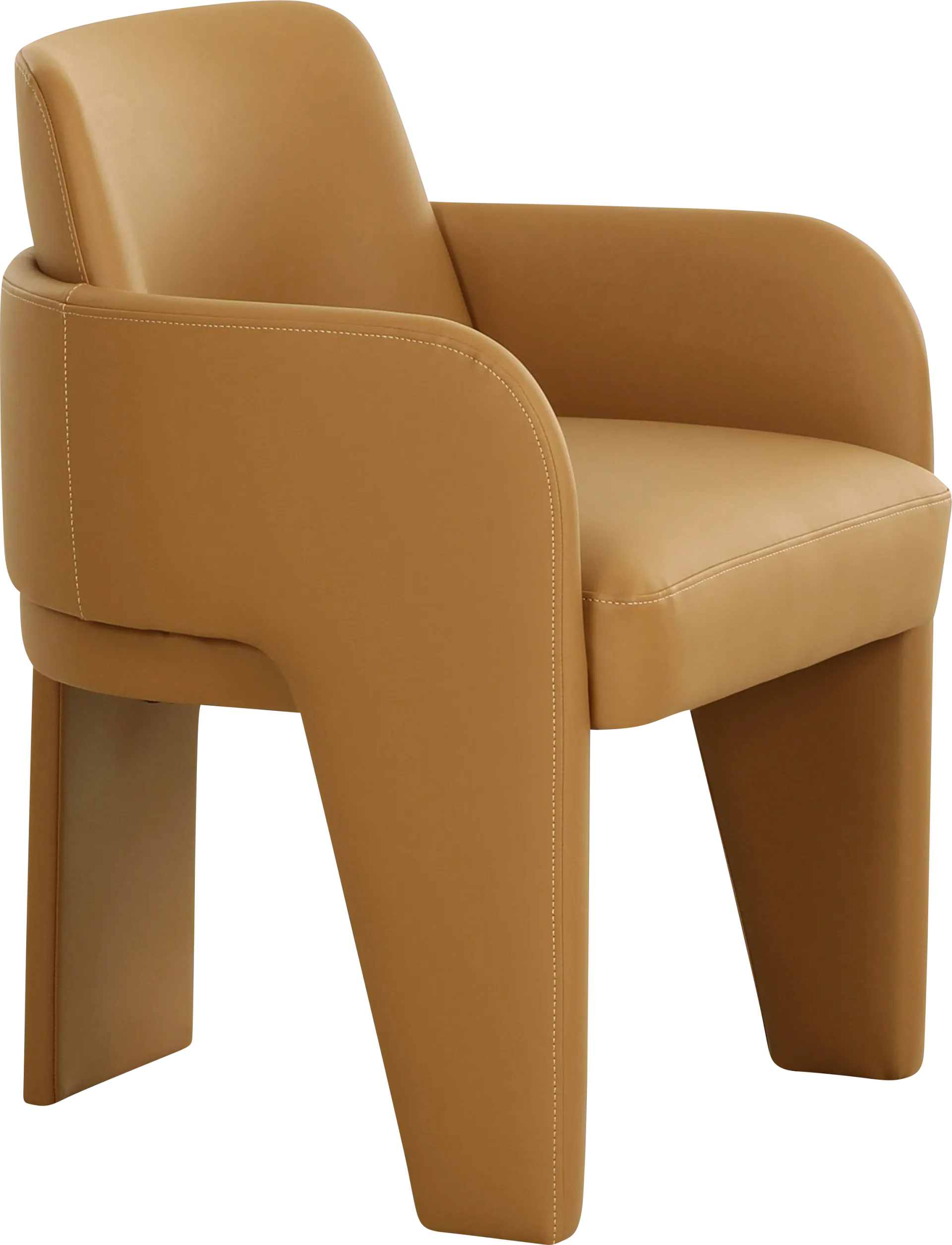 Daphia Tan Arm Chair - Image 1