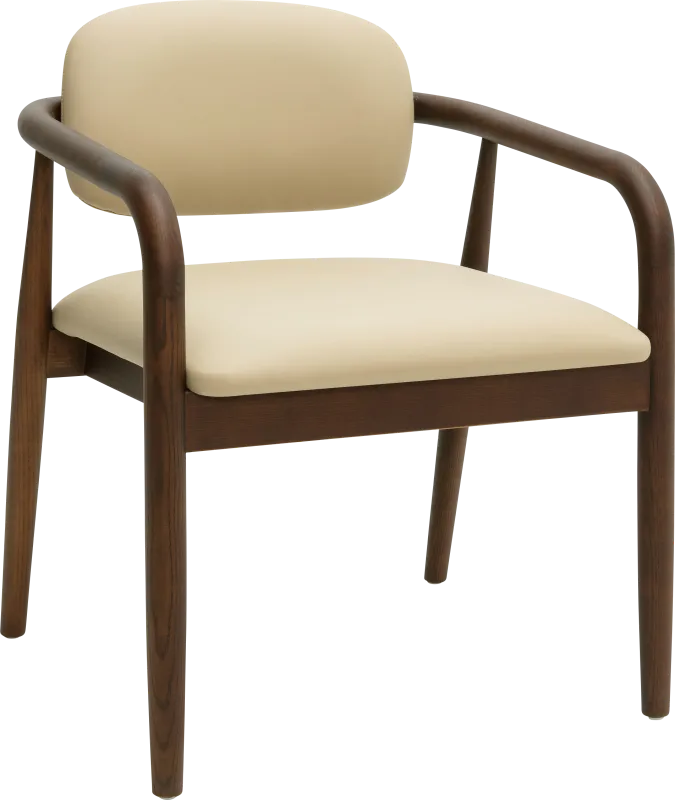 Corbly I Taupe Arm Chair
