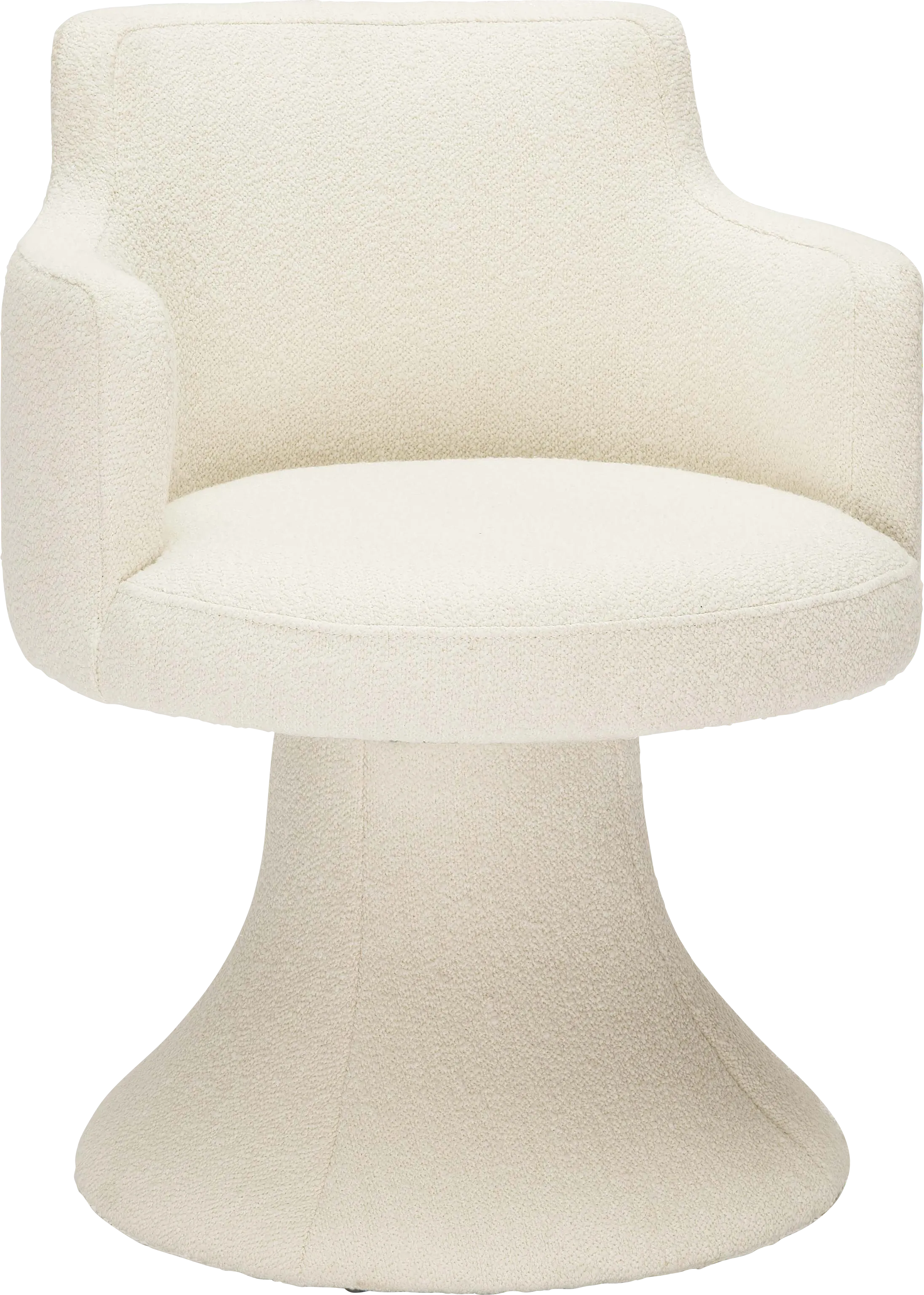 Engberg Cream Swivel Arm Chair - Thumbnail - Image 1