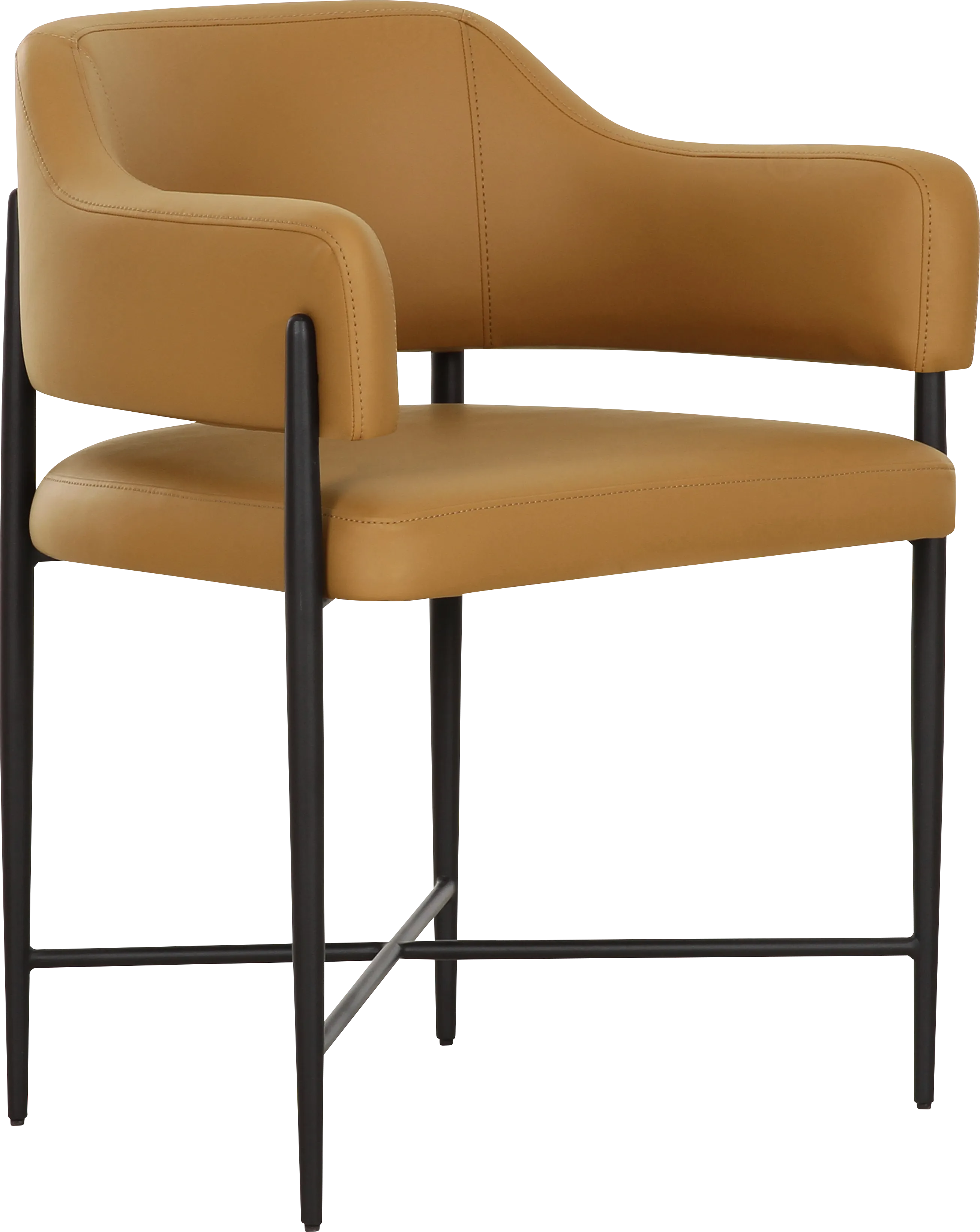 Hansomcab II Tan Arm Chair - Thumbnail - Image 1