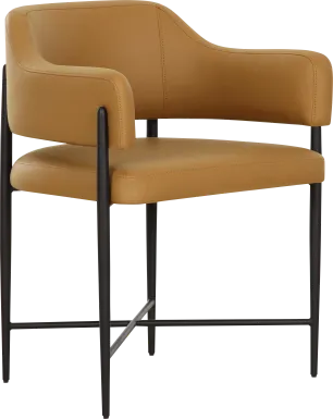 Hansomcab II Tan Arm Chair