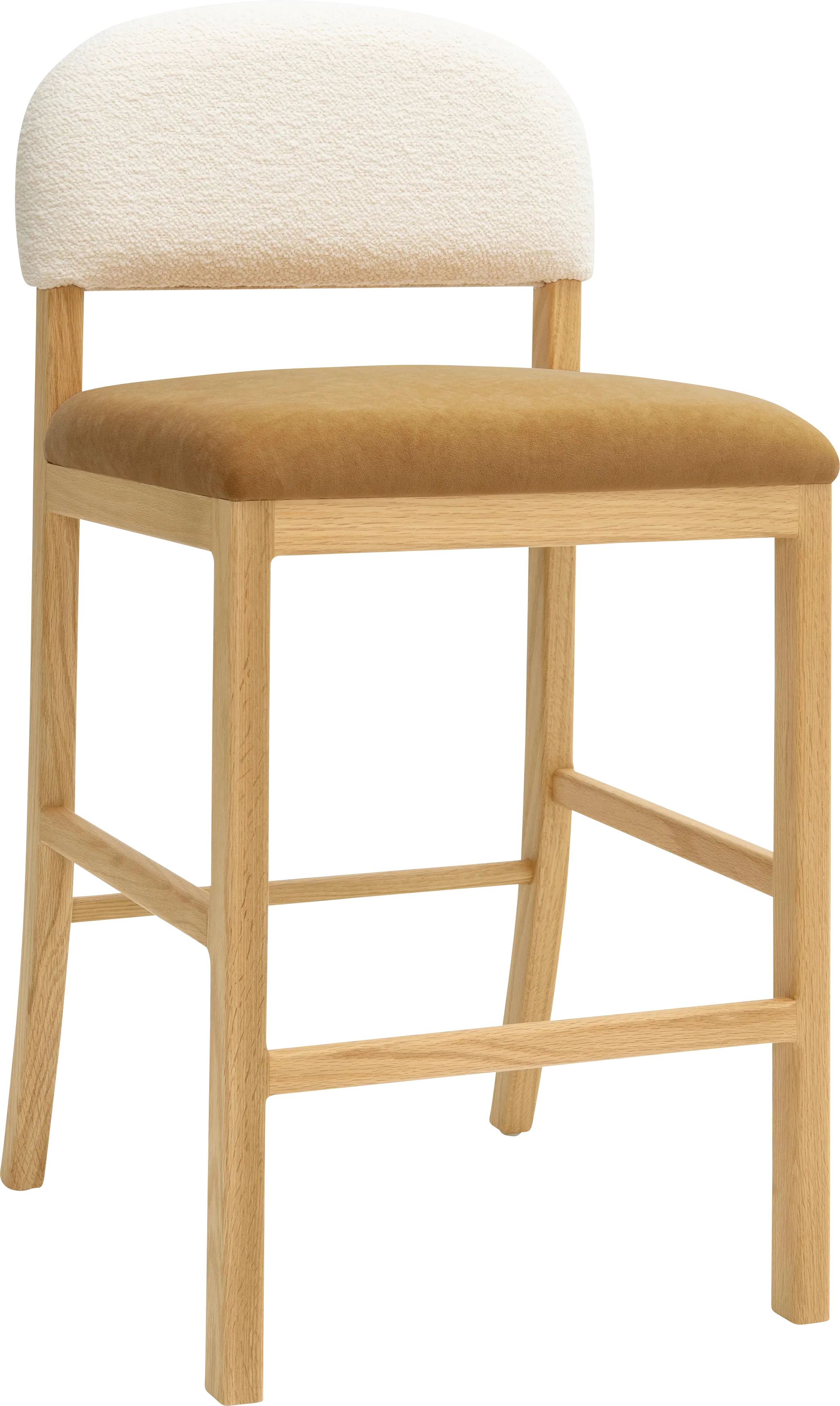 Dakotay Cognac Counter Height Stool - Thumbnail - Image 1