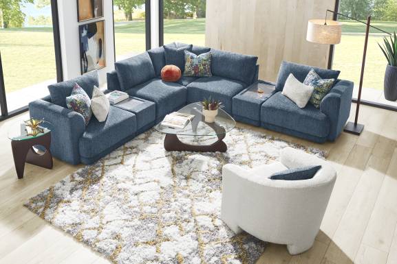 Navy 7 Pc ModularFour