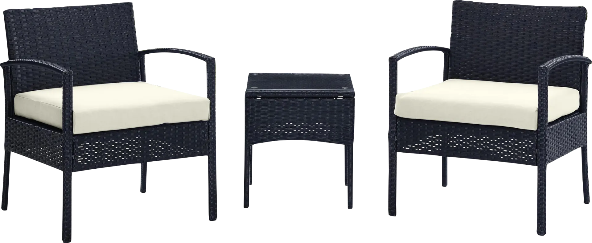 Biehly Cream 3 Pc Chat Set - Image 1