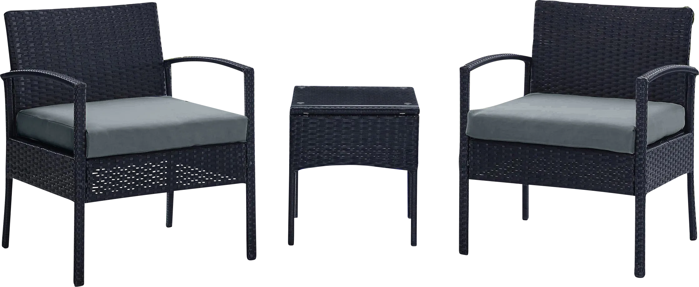 Biehly Gray 3 Pc Chat Set - Thumbnail - Image 1