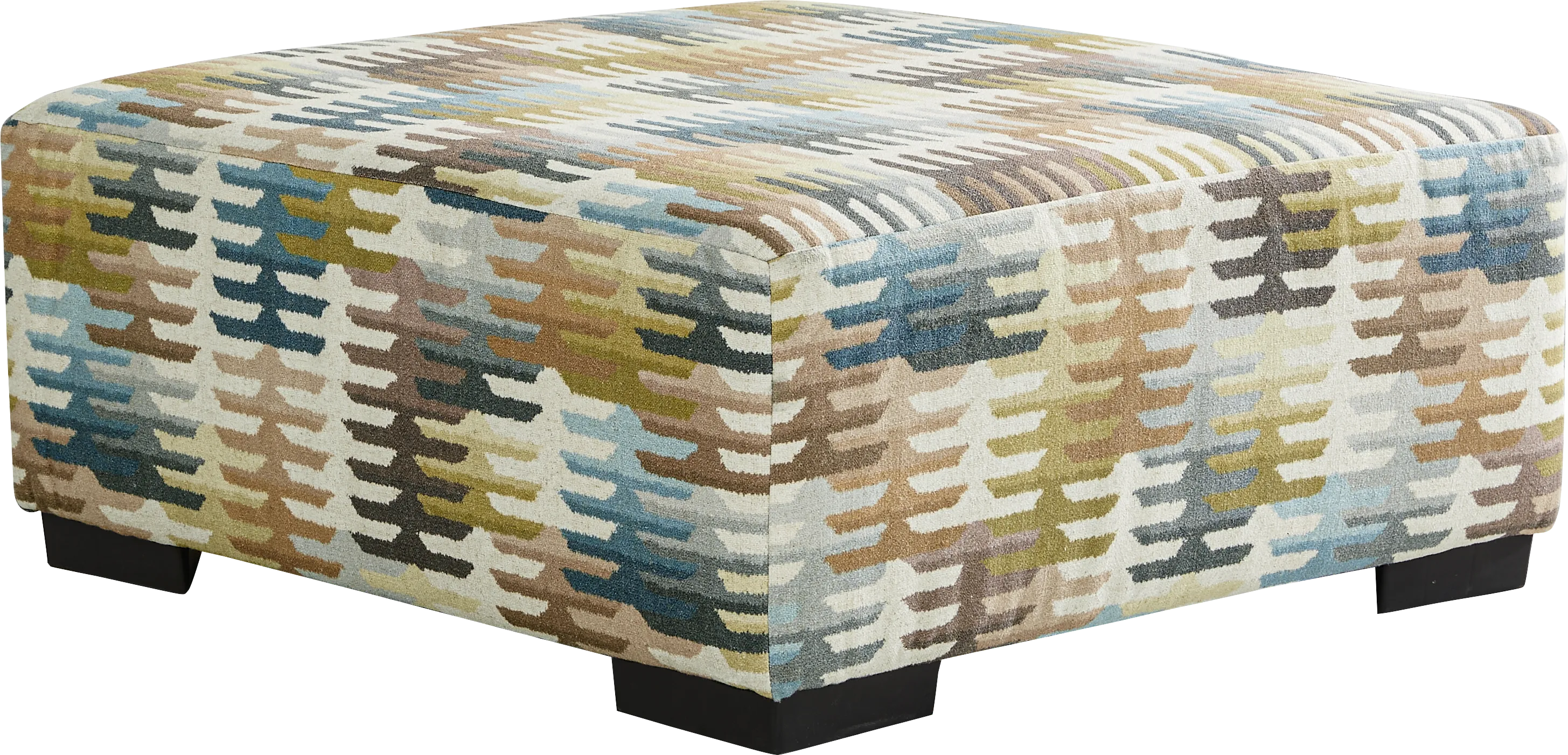 Brookeville White Cocktail Ottoman - Thumbnail - Image 1