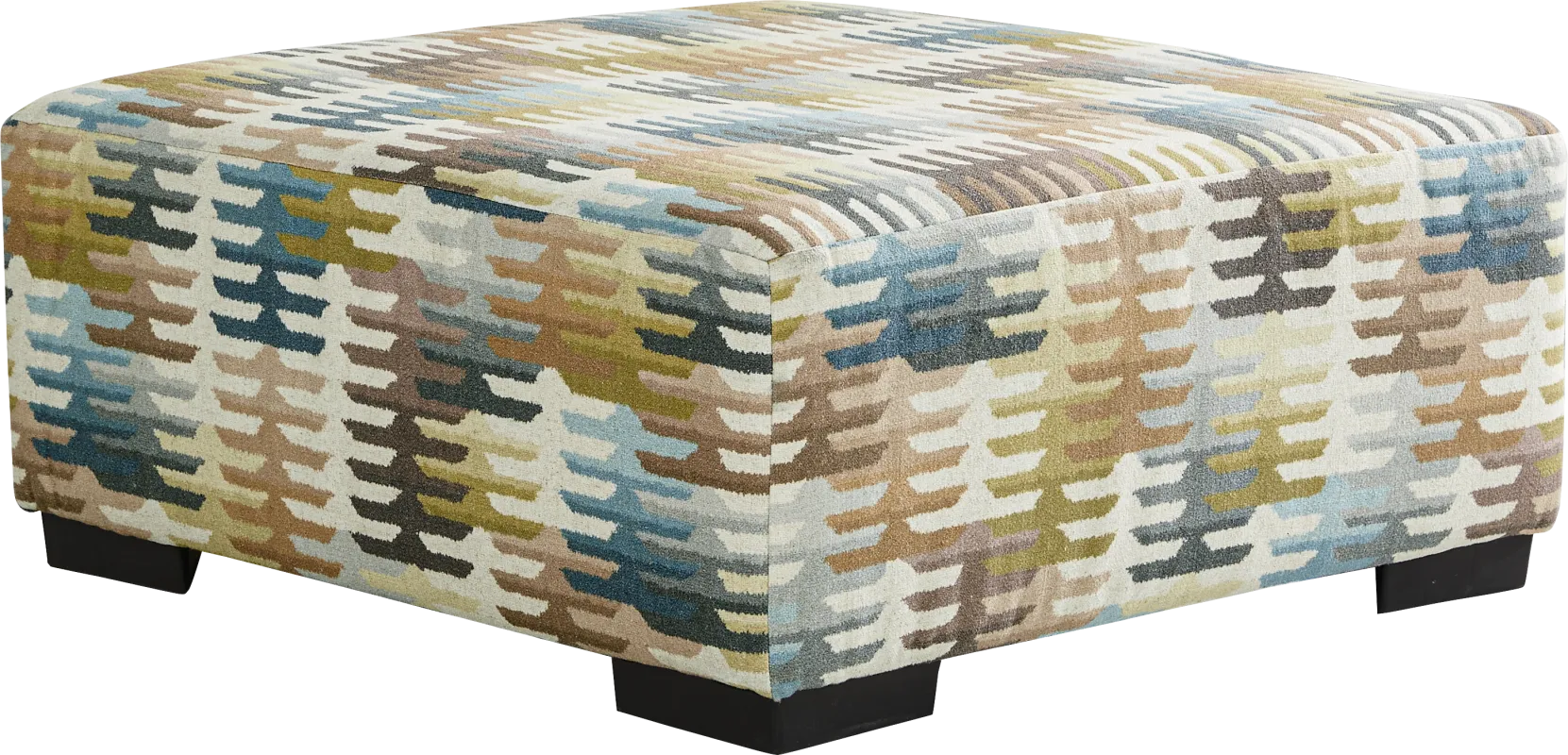 Brookeville White Cocktail Ottoman