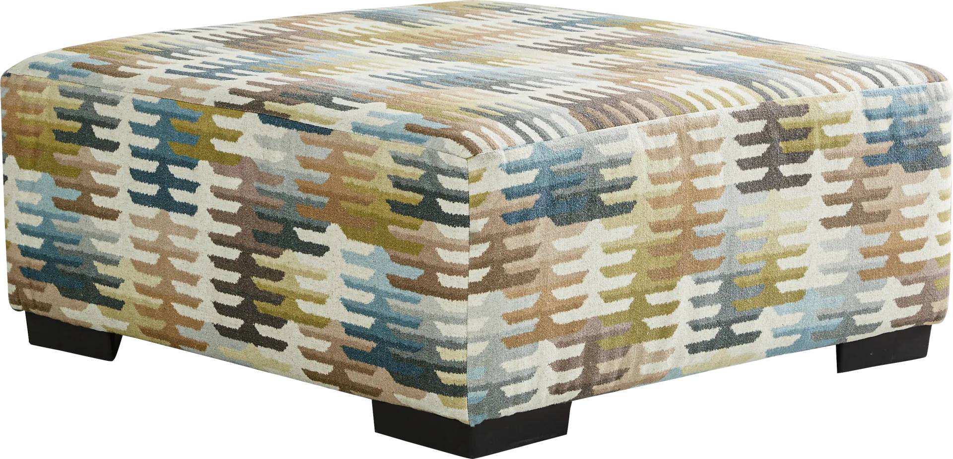Brookeville White Cocktail Ottoman - Image 1