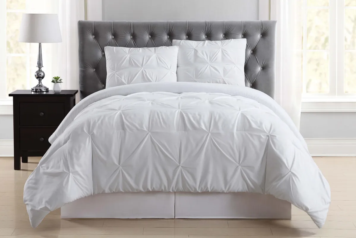 Kids Soft Waves White Twin Comforter Set