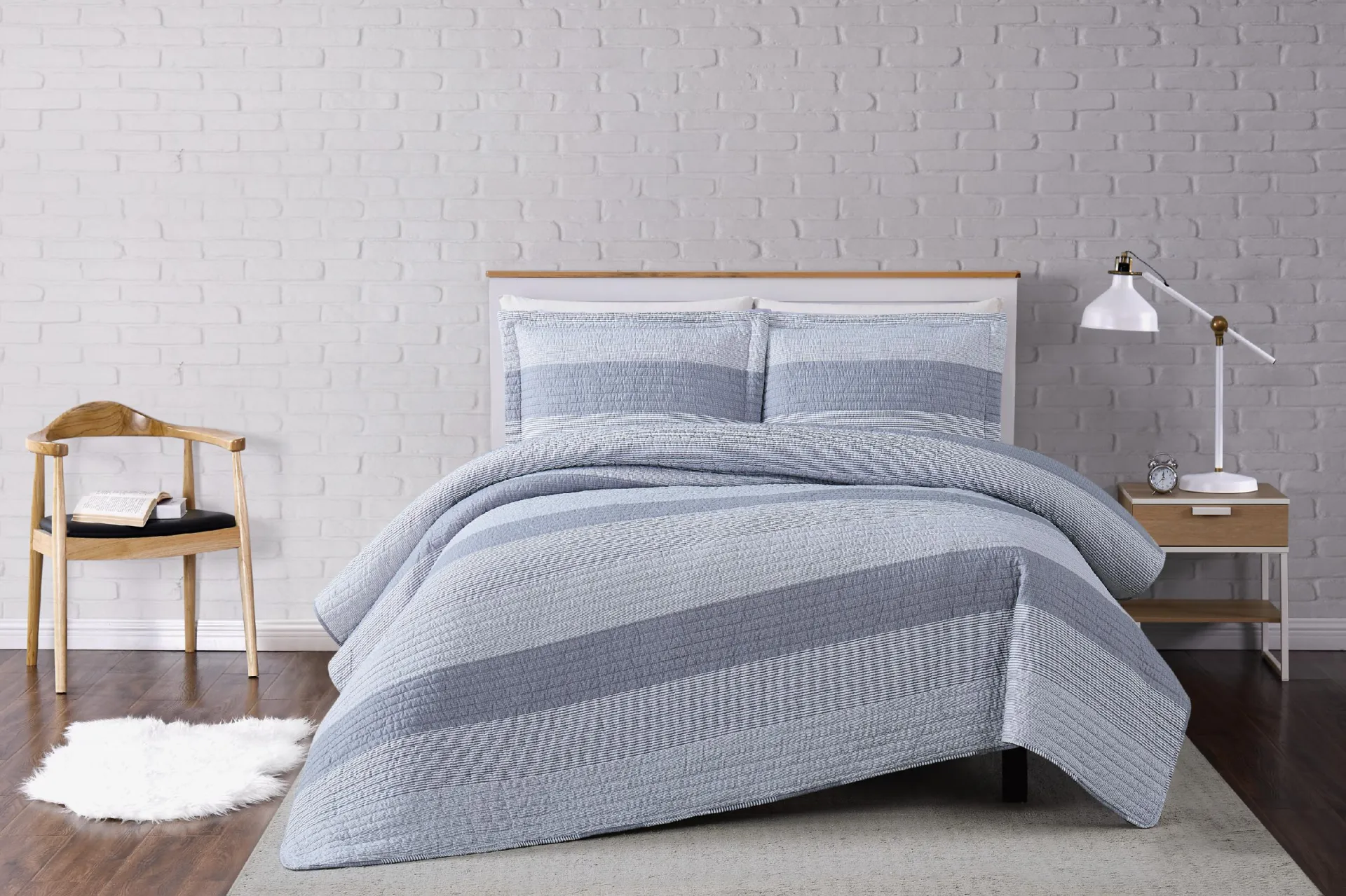 Kids Winterlake Gray Twin Comforter Set - Image 1