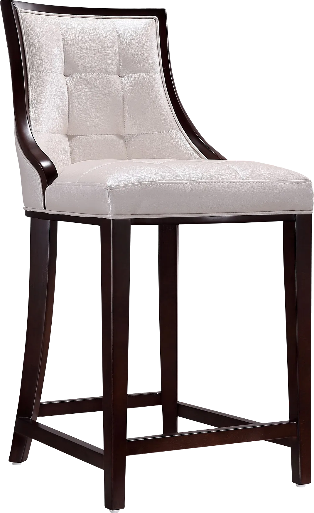 Cahabay White Counter Height Stool - Thumbnail - Image 1