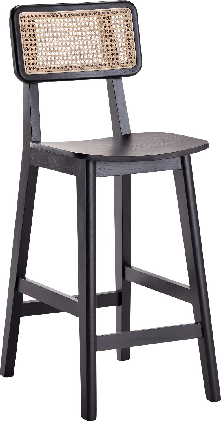 Bodenhamer Black Counter Height Stool - Thumbnail - Image 1