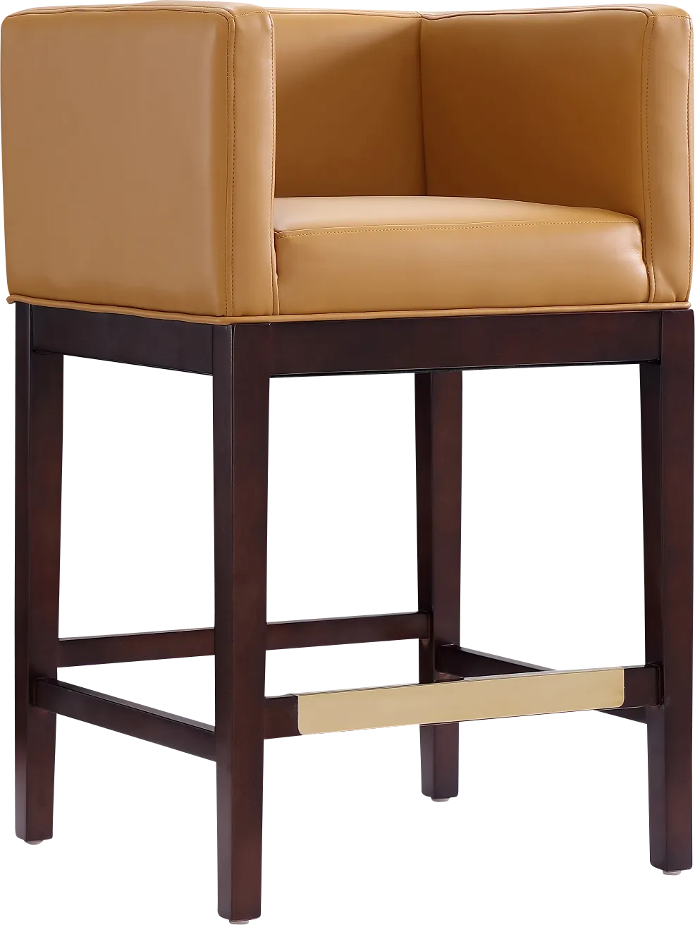 Atterbrock Camel Counter Height Stool - Thumbnail - Image 1