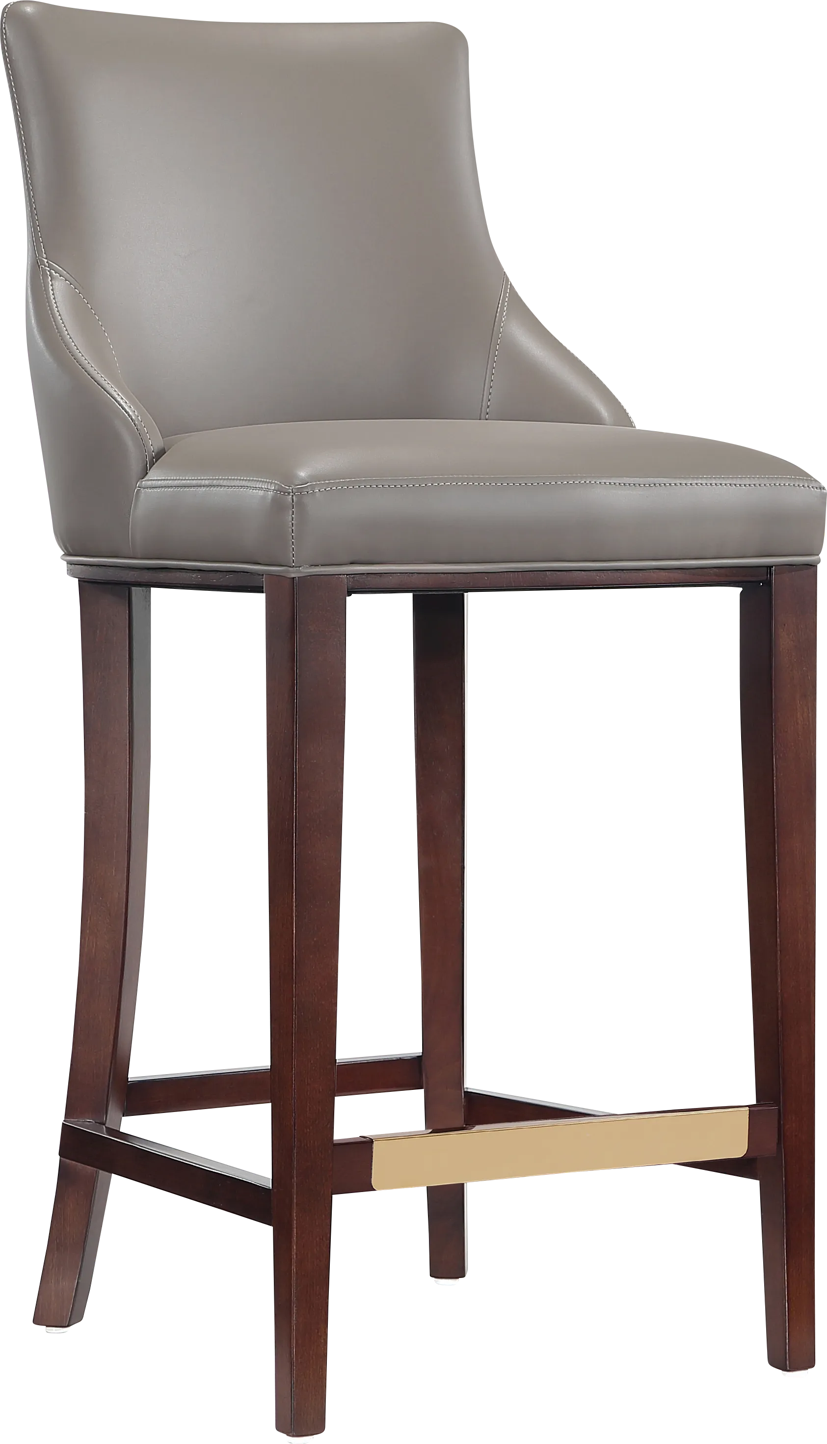 Amberleey Taupe Barstool - Image 1