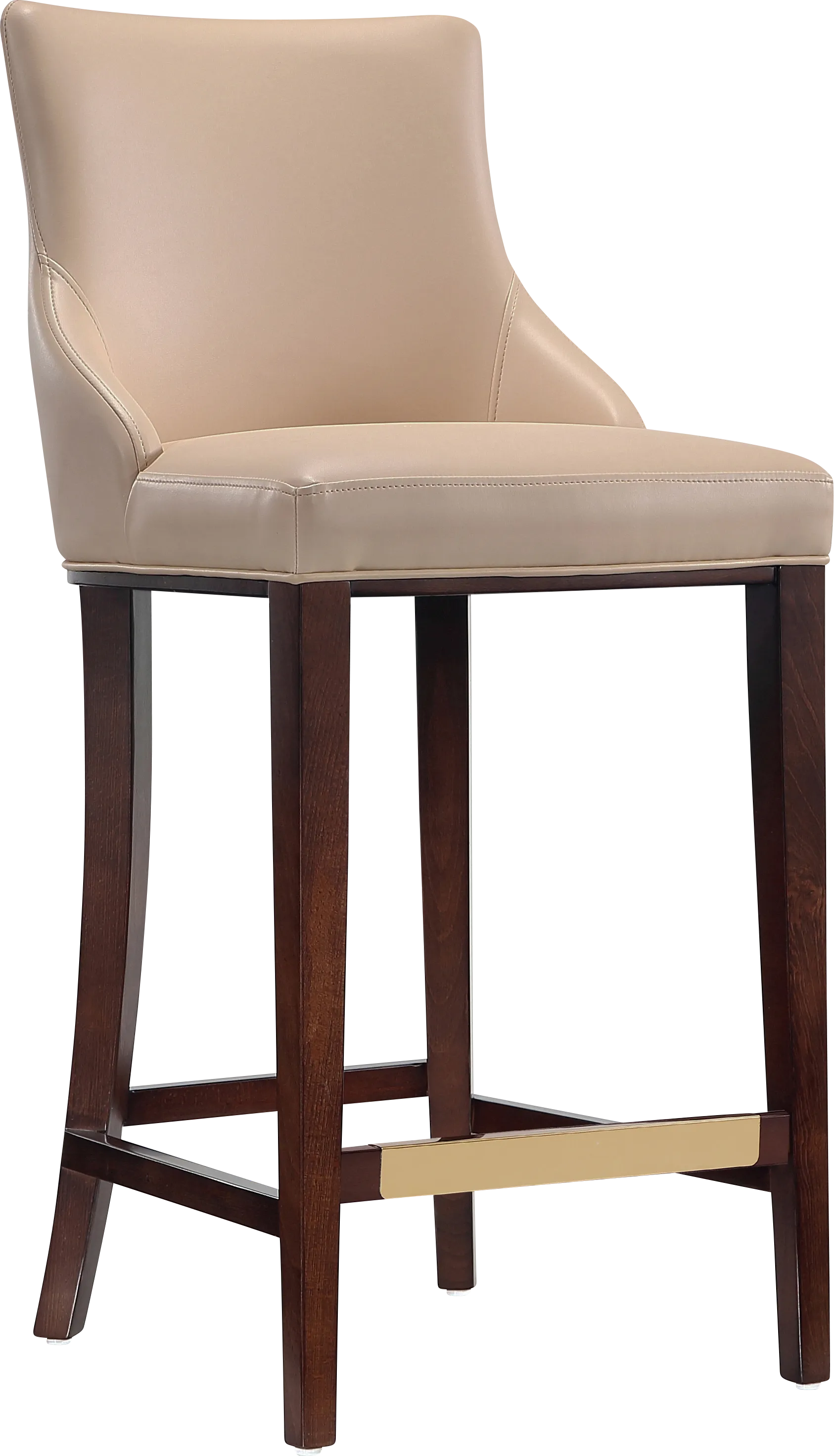 Amberleey Tan Barstool - Thumbnail - Image 1