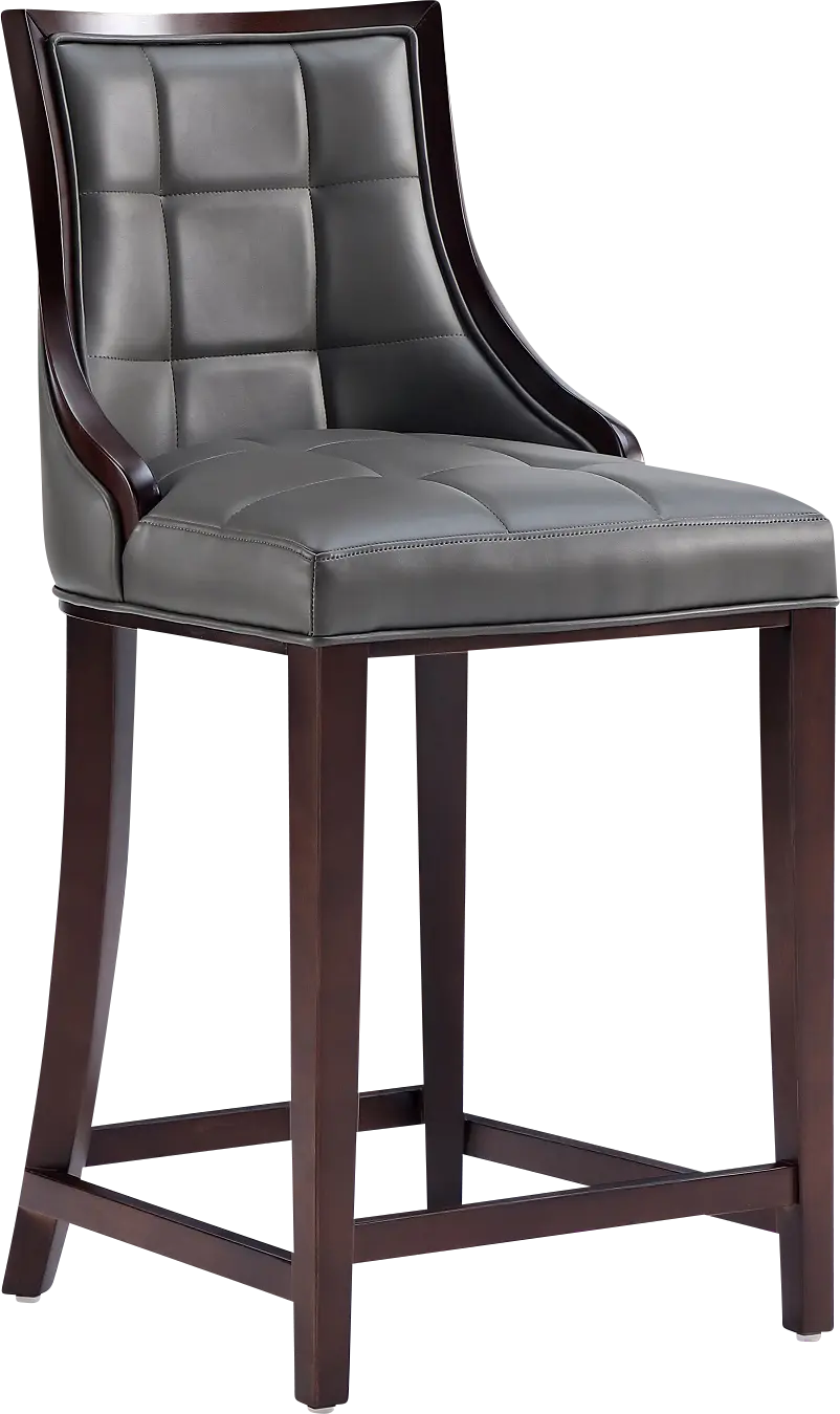 Cahabay Dark Gray Counter Height Stool